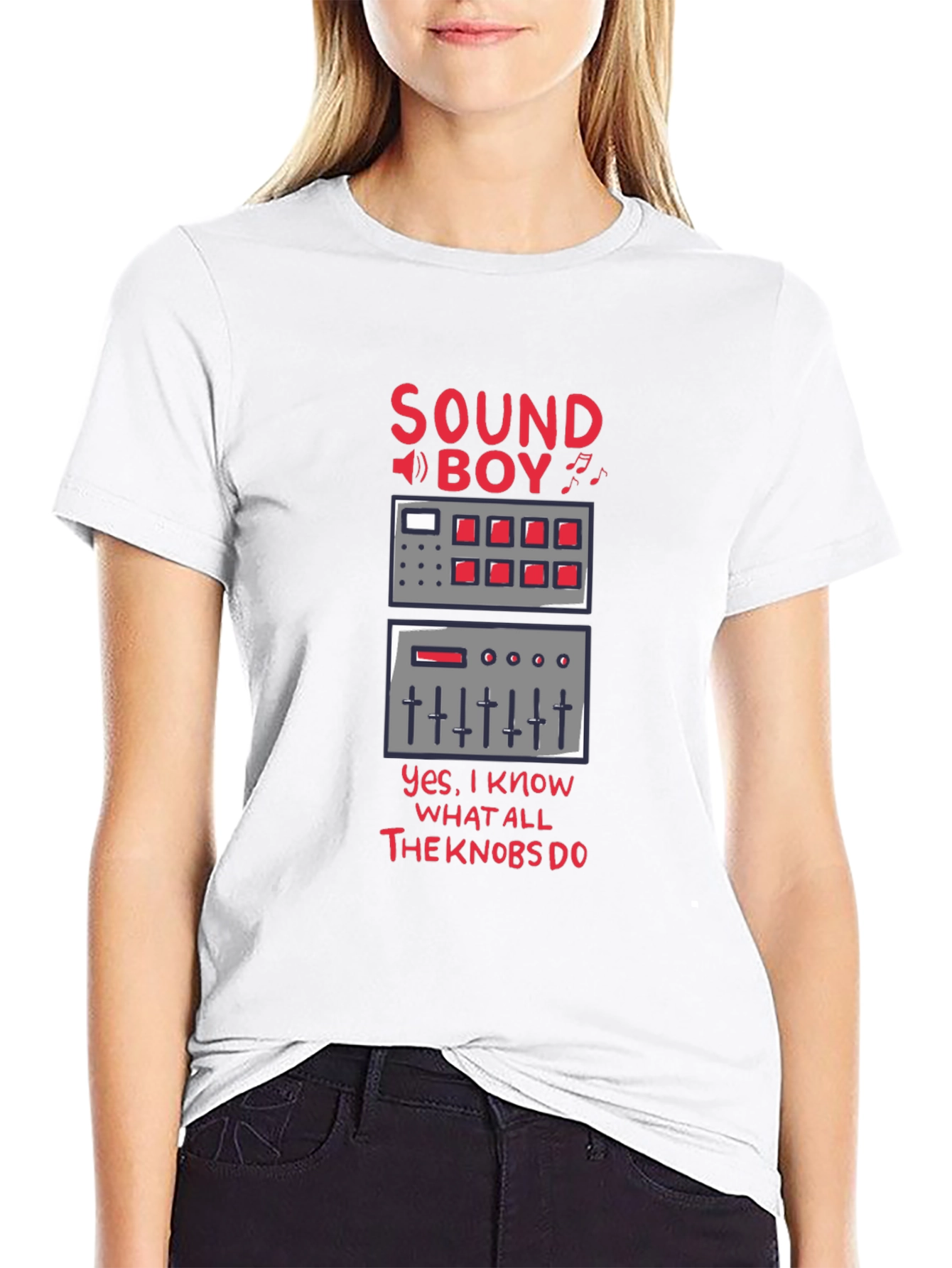 Sound Boy Know-It-All Black T-Shirt