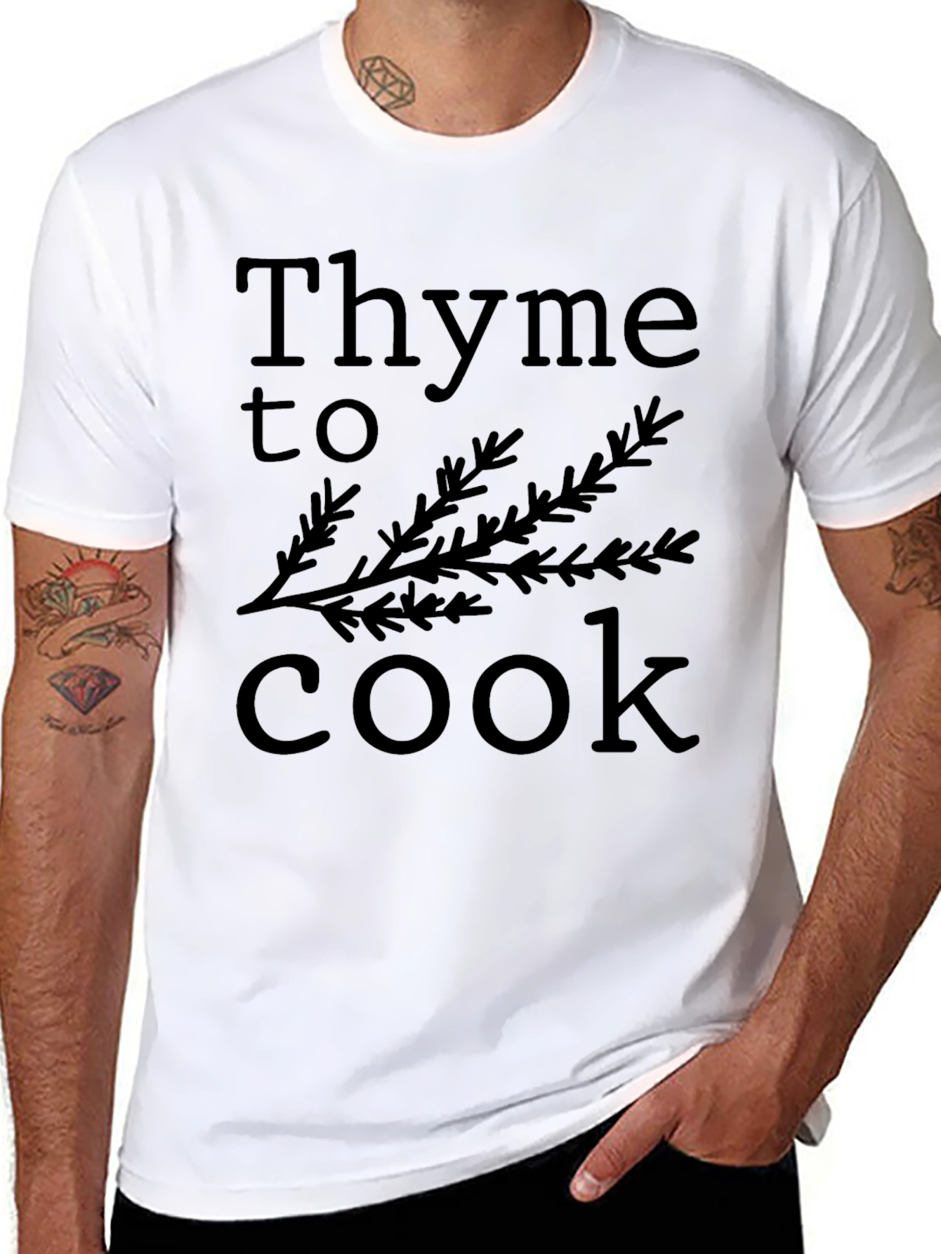 Thyme to Cook Funny Herb T-Shirt