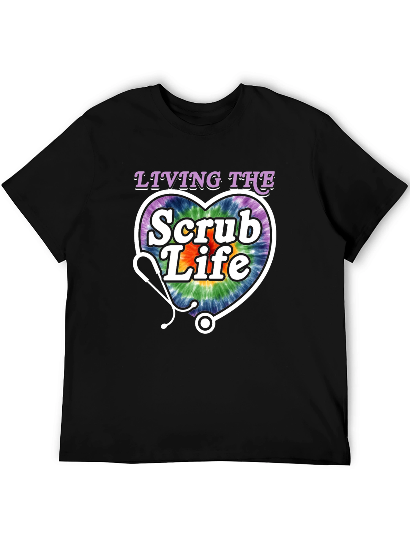 Living the Scrub Life Graphic T-Shirt