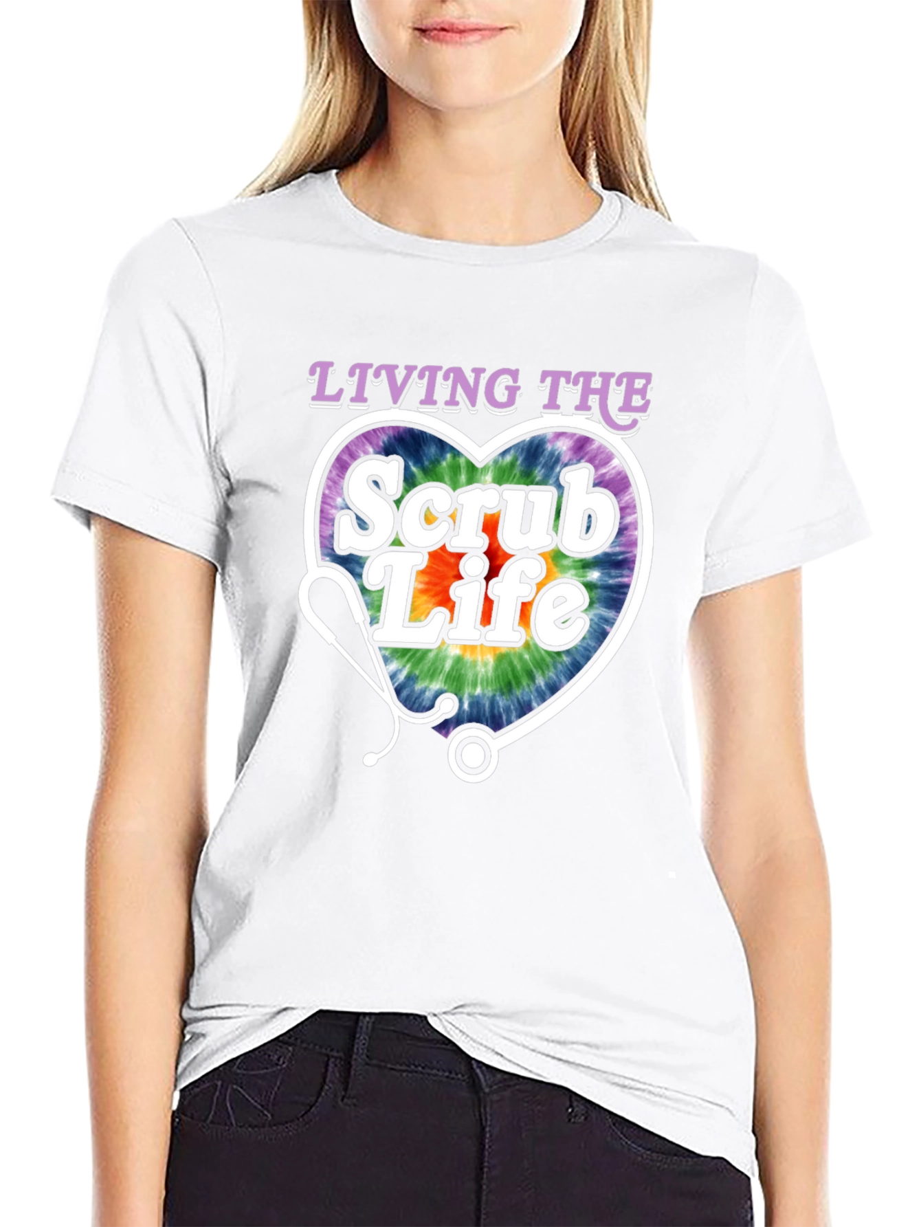 Living the Scrub Life Graphic T-Shirt