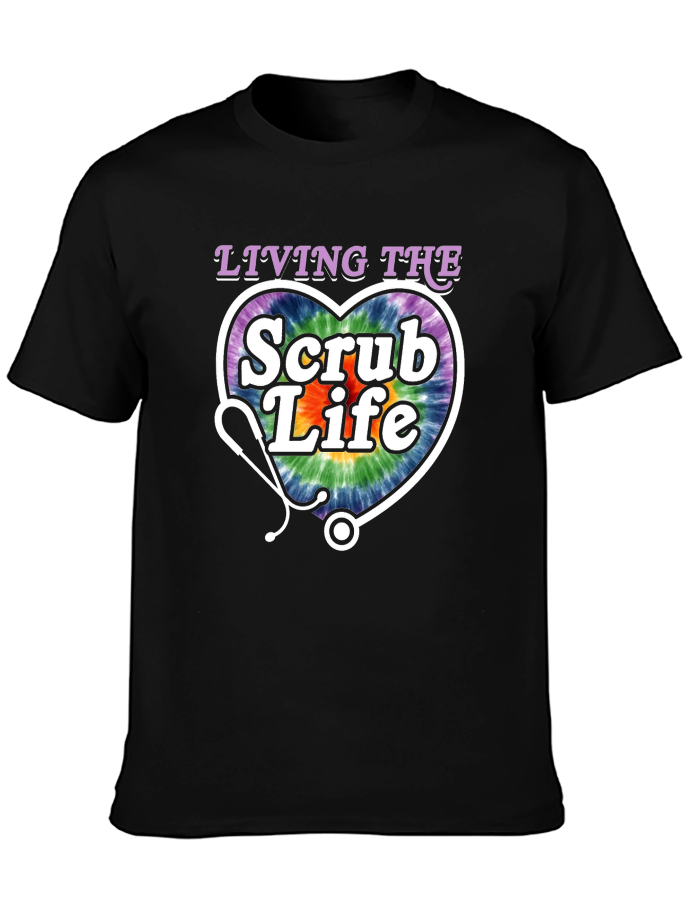 Living the Scrub Life Graphic T-Shirt