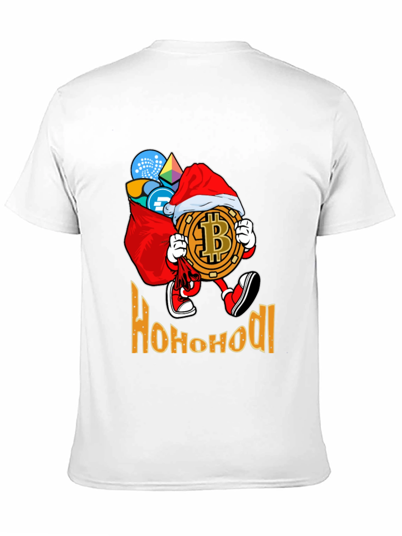 Ho Ho HODL Bitcoin Christmas T-Shirt