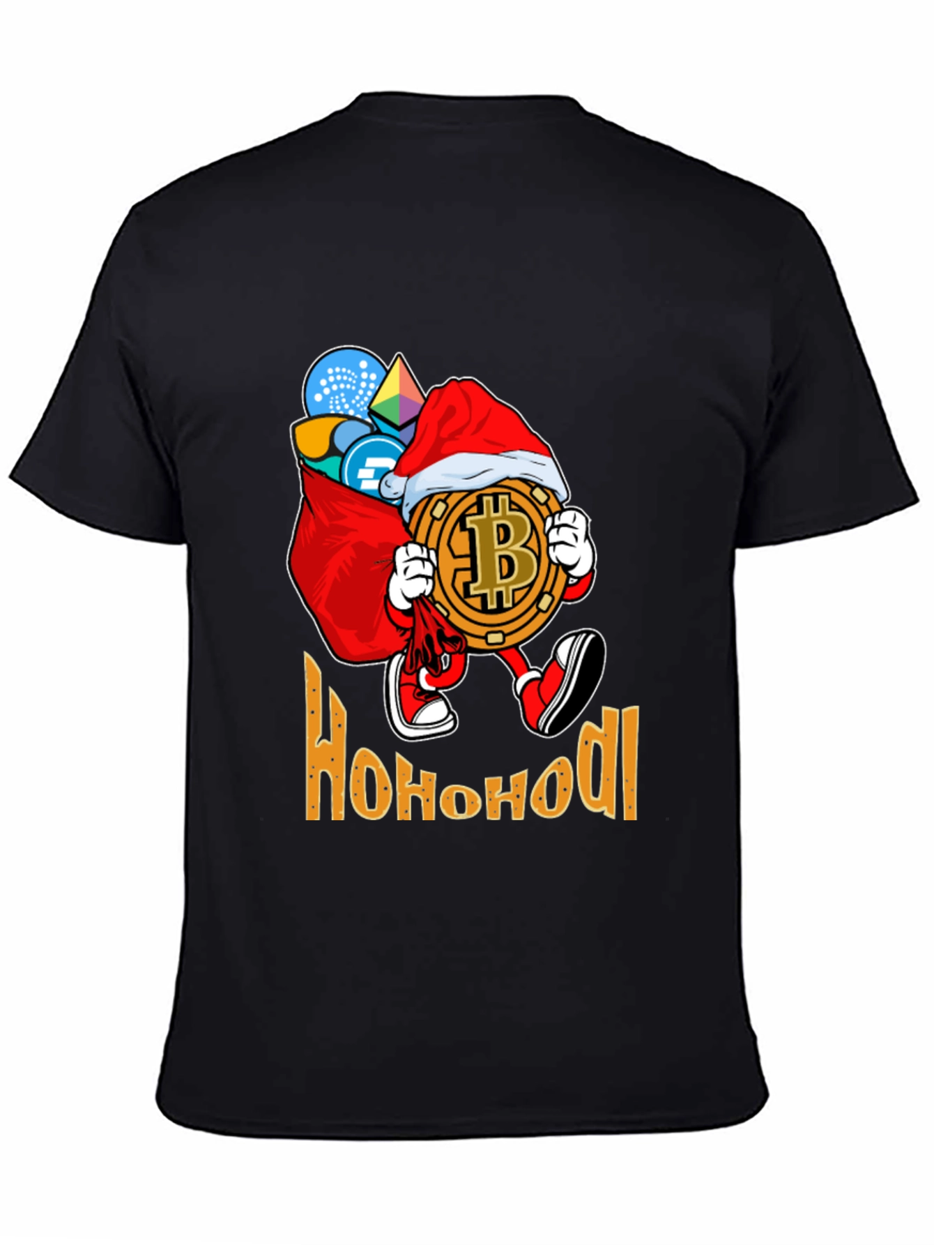 Ho Ho HODL Bitcoin Christmas T-Shirt