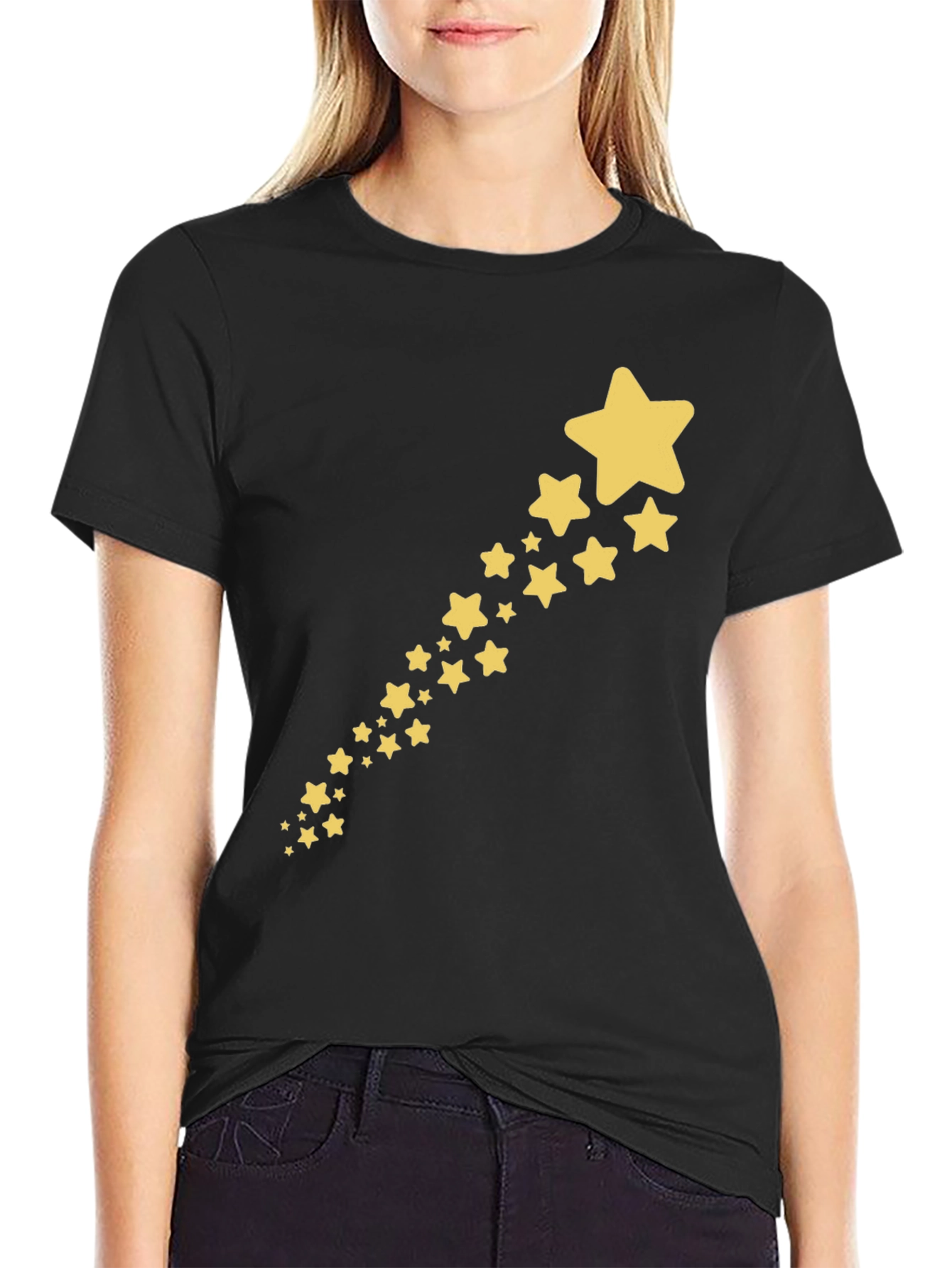 Starry Trail Black T-Shirt