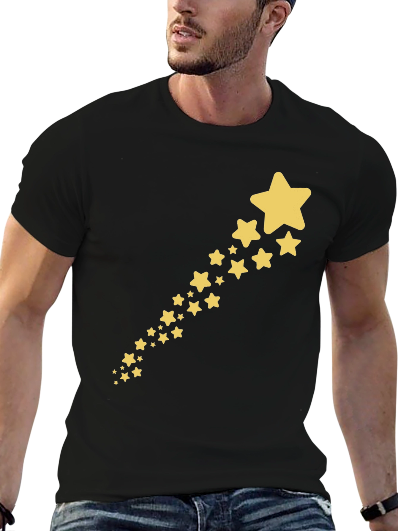 Starry Trail Black T-Shirt