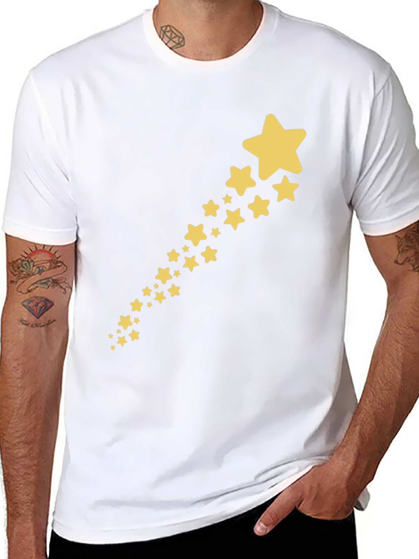 Starry Trail Black T-Shirt