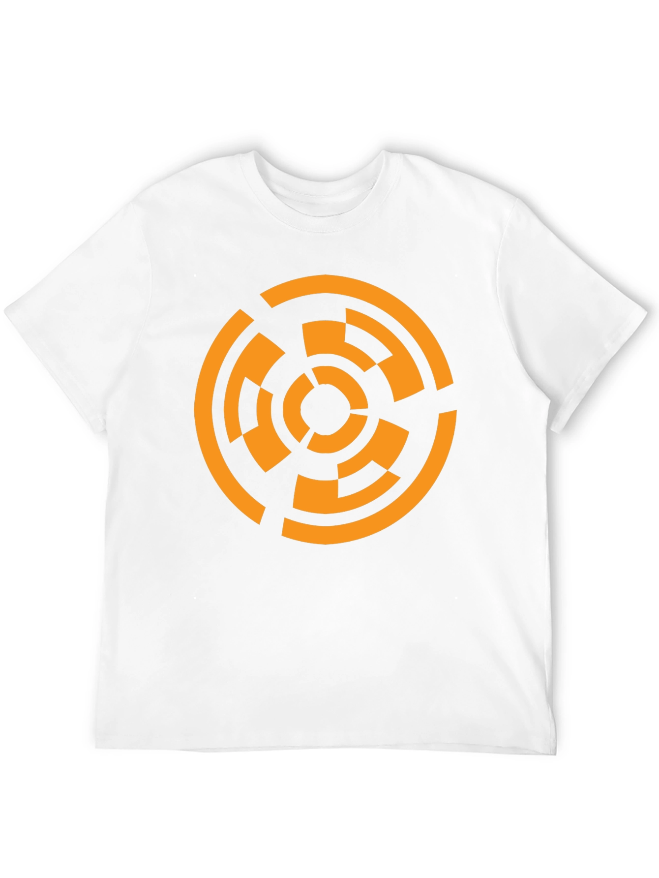 Geometric Circle Graphic T-Shirt - Black