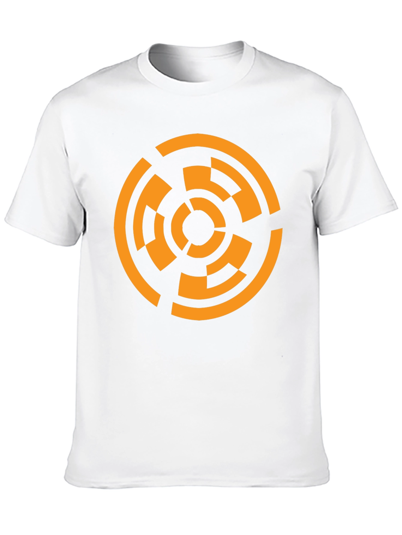 Geometric Circle Graphic T-Shirt - Black