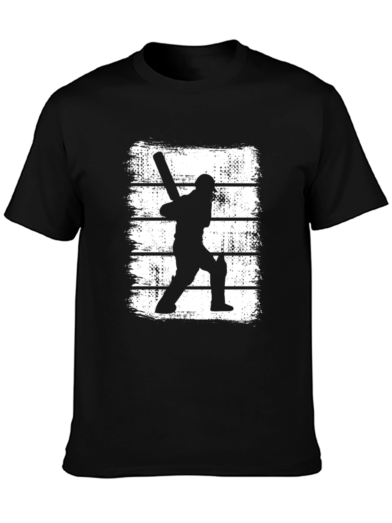 Cricket Silhouette Graphic T-Shirt
