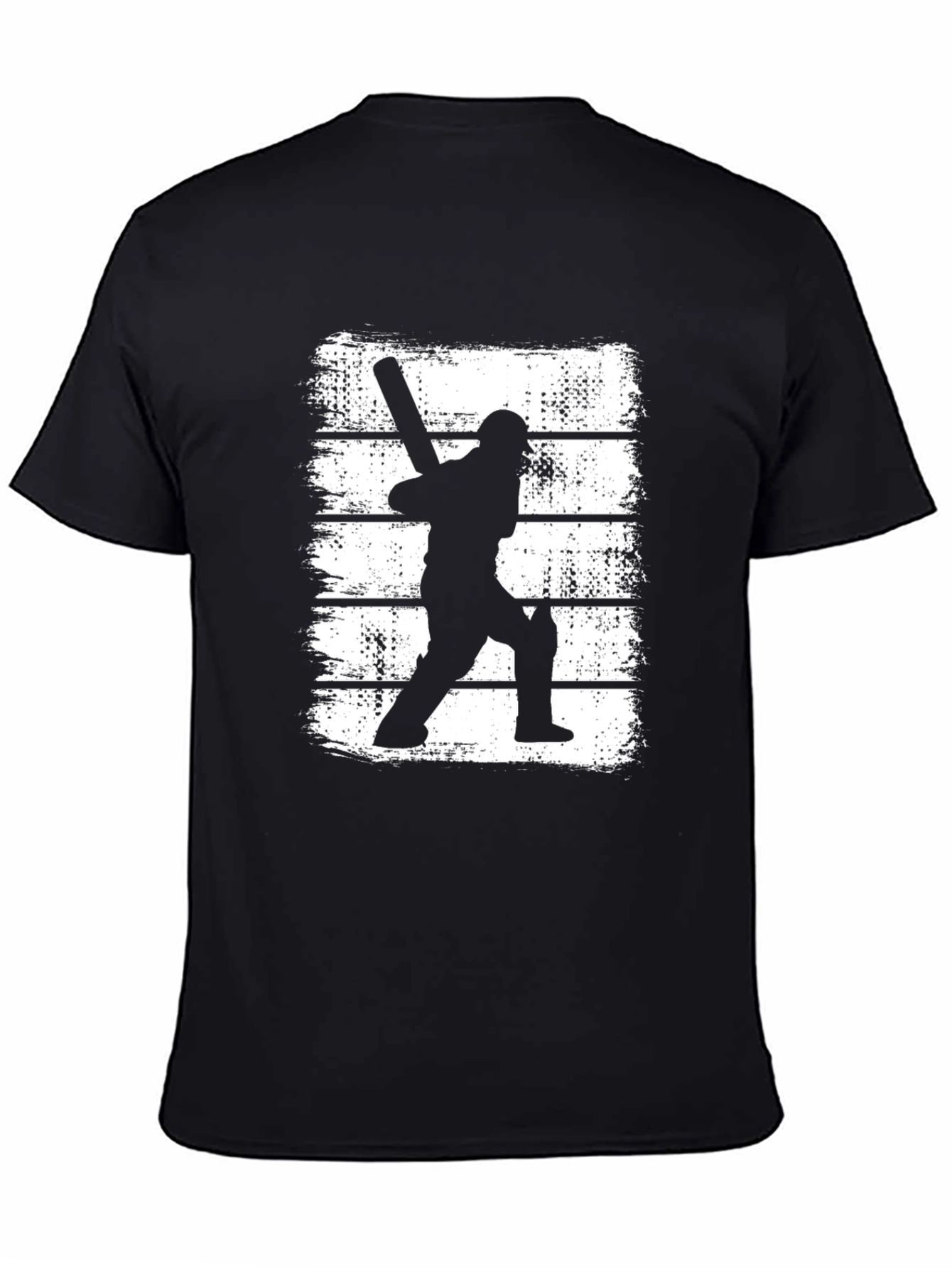 Cricket Silhouette Graphic T-Shirt
