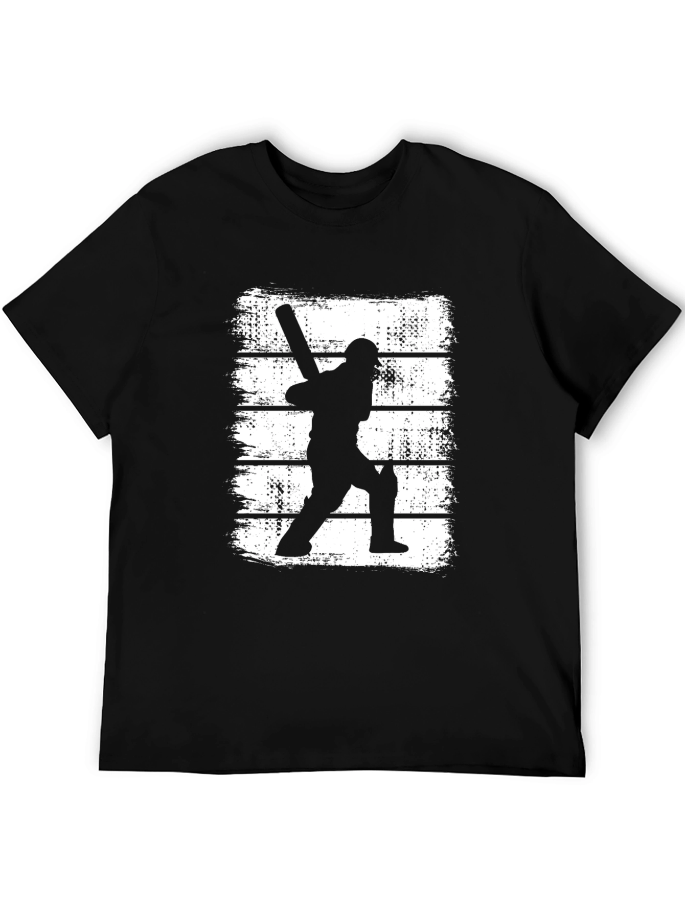 Cricket Silhouette Graphic T-Shirt