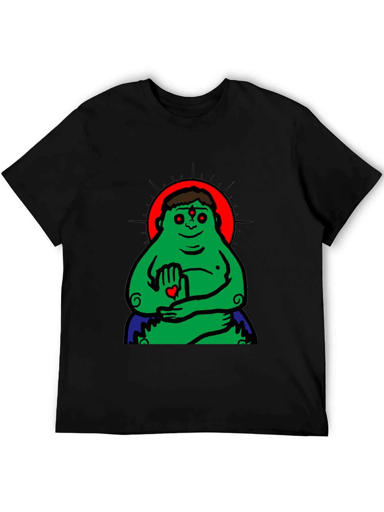 Green Buddha Graphic Tee