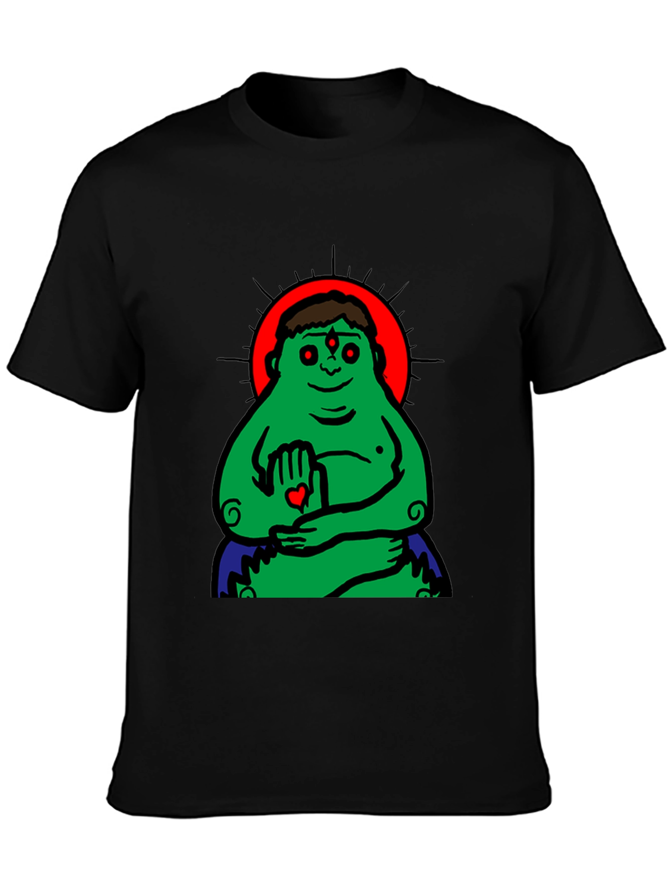 Green Buddha Graphic Tee