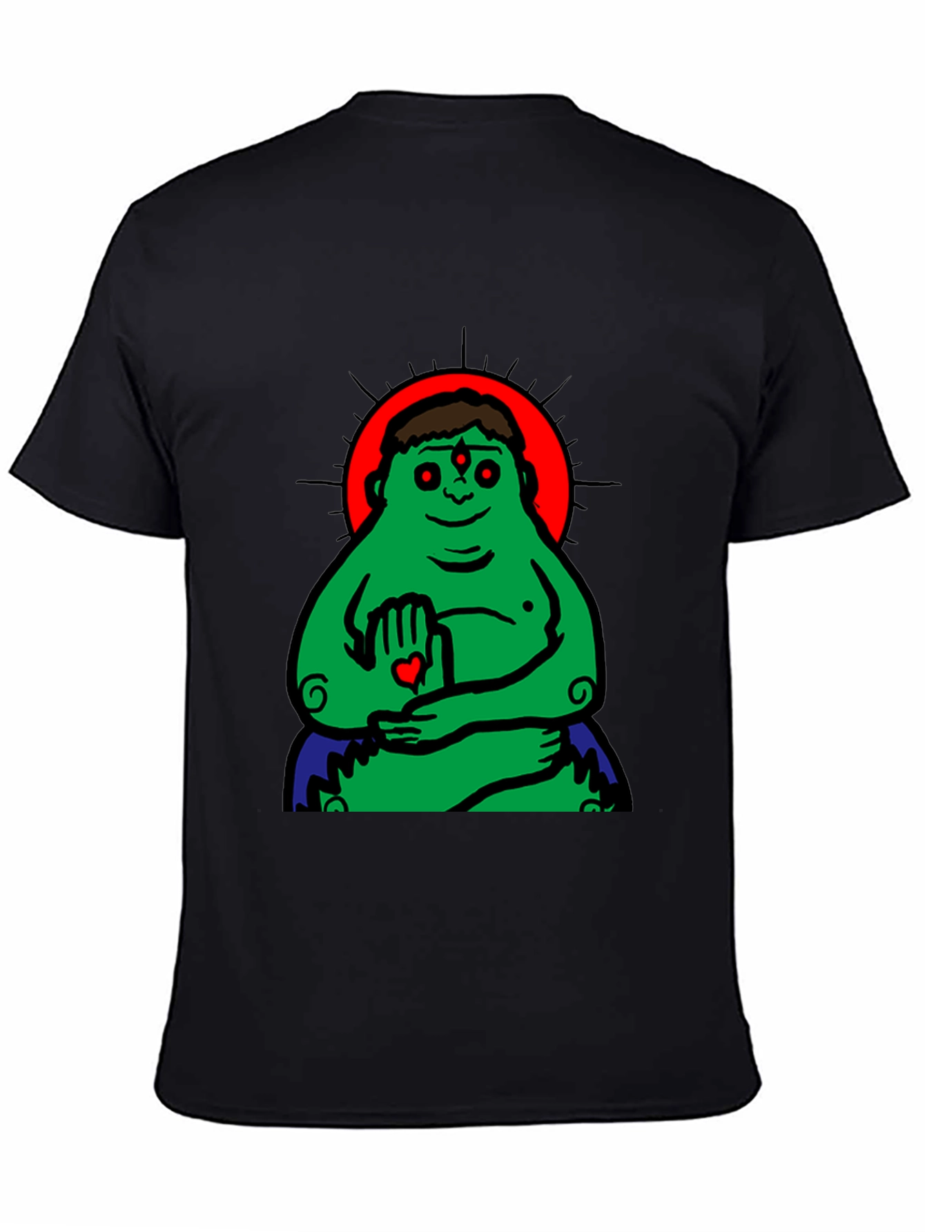 Green Buddha Graphic Tee