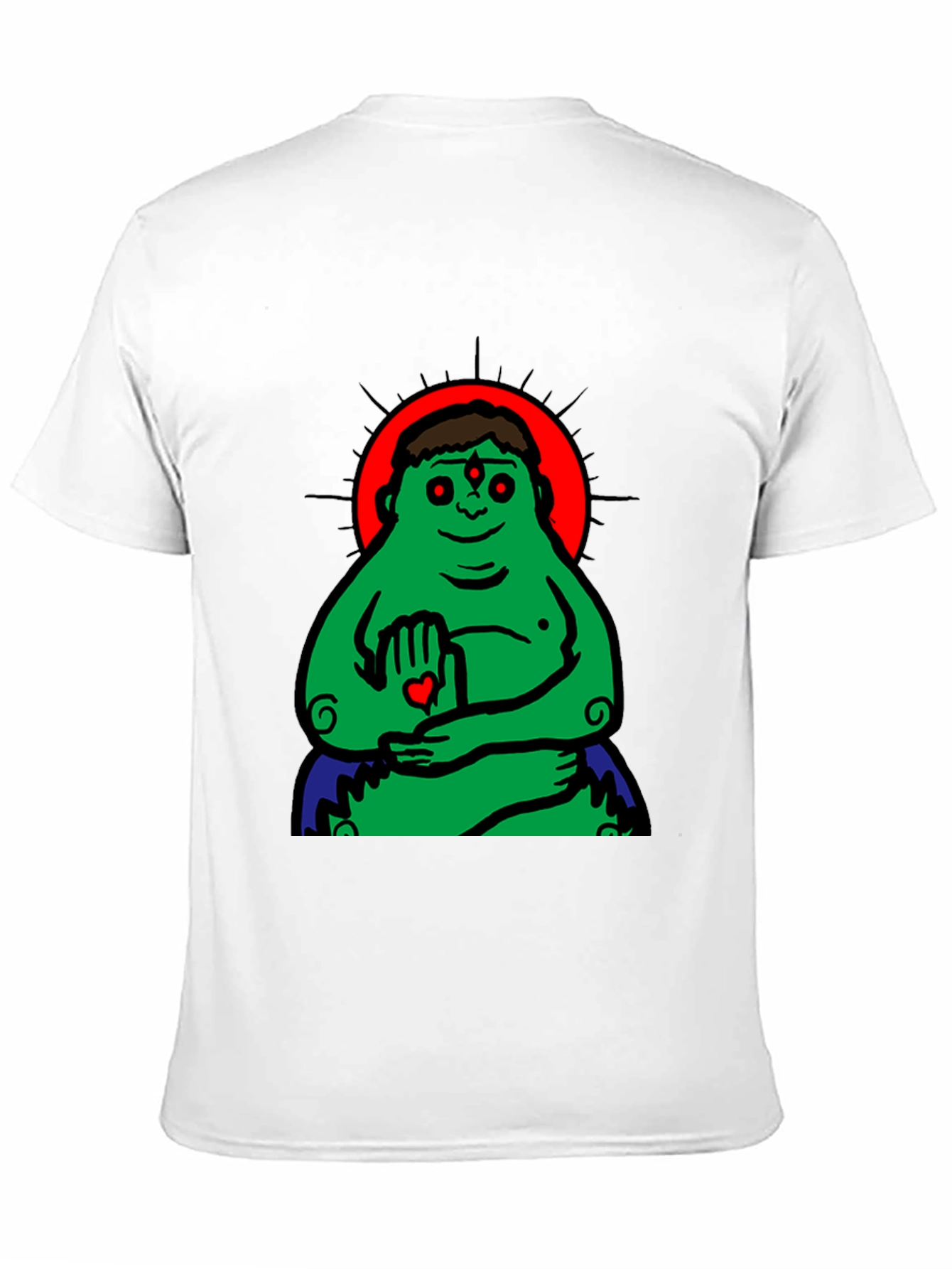 Green Buddha Graphic Tee