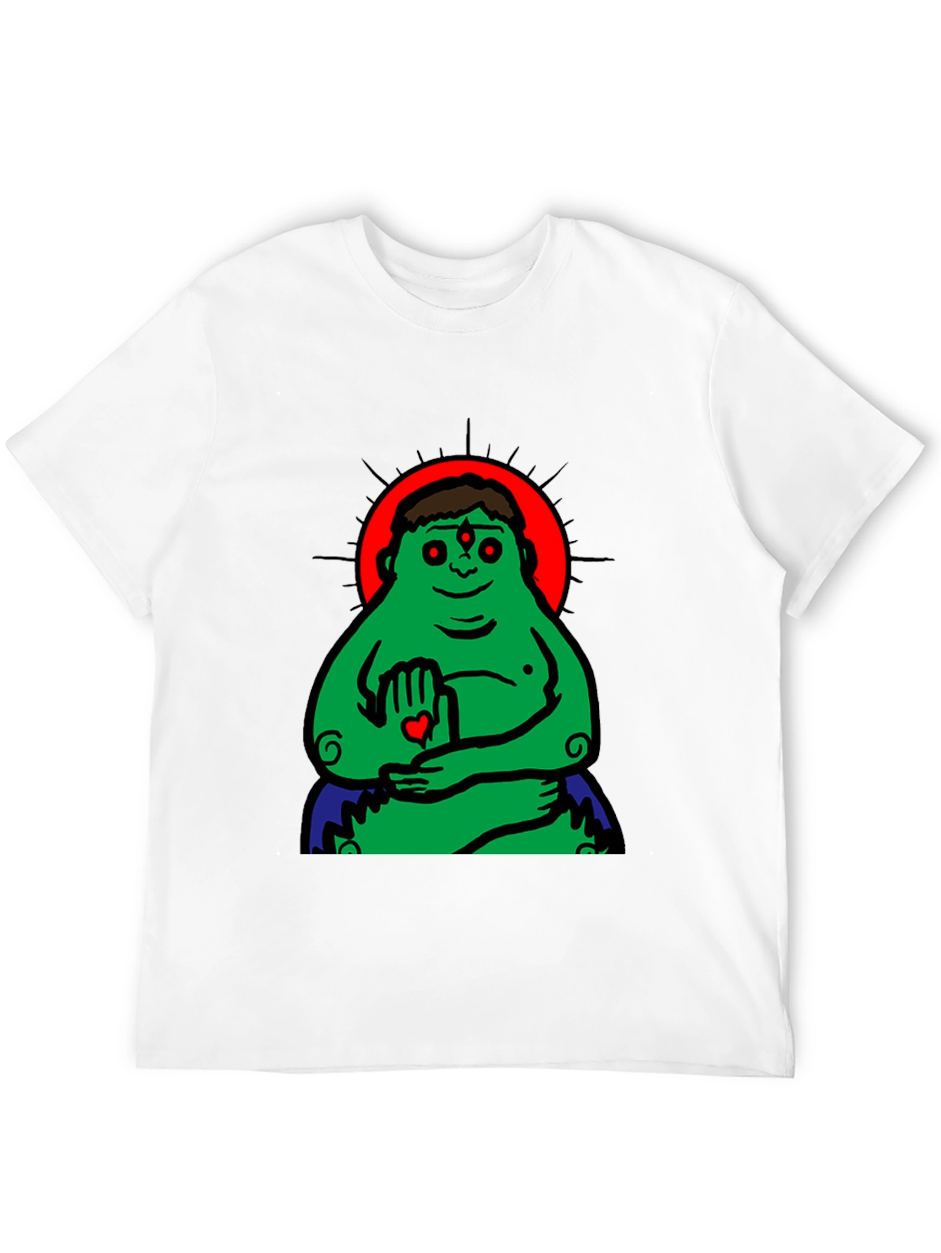Green Buddha Graphic Tee