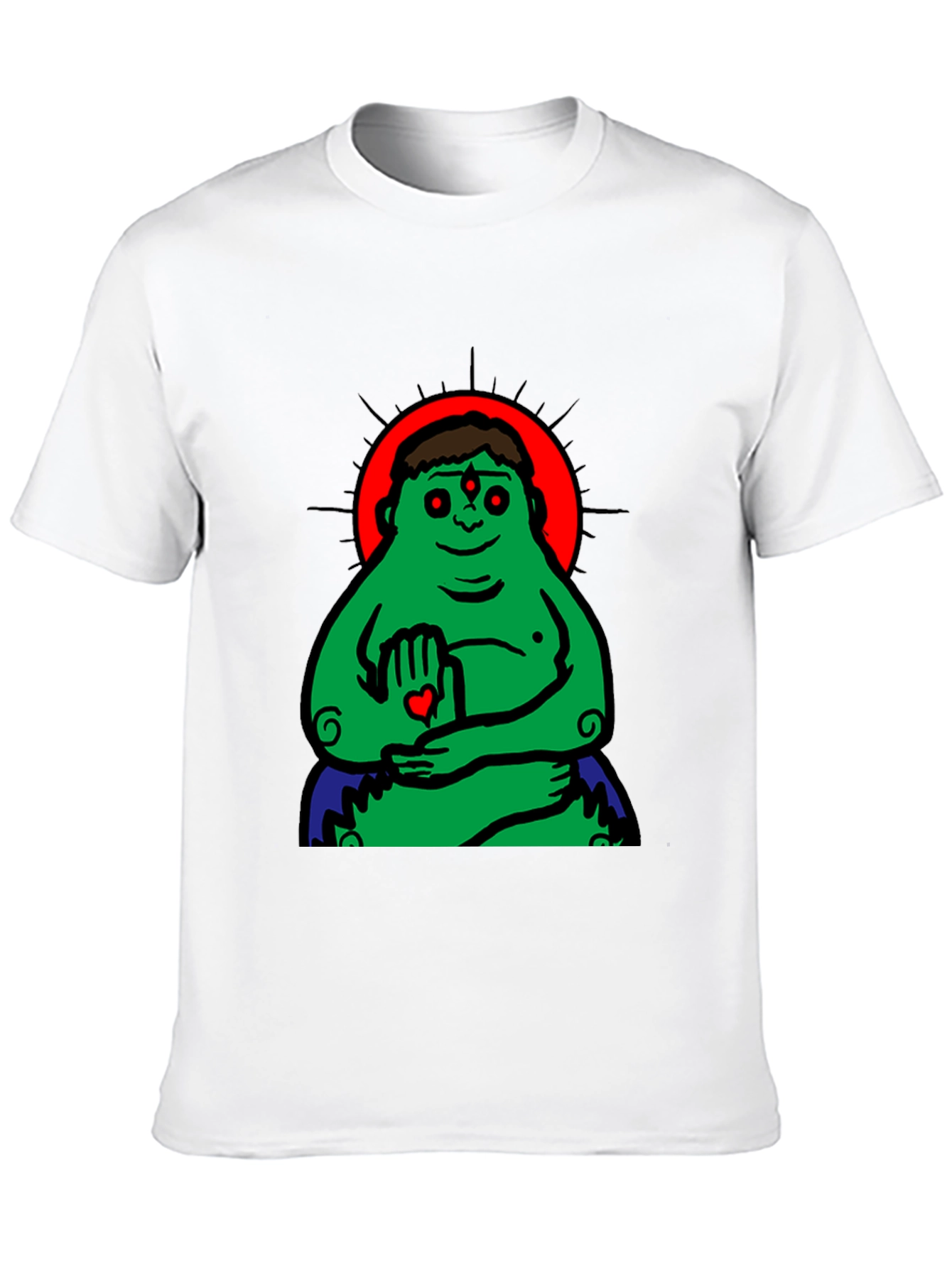 Green Buddha Graphic Tee