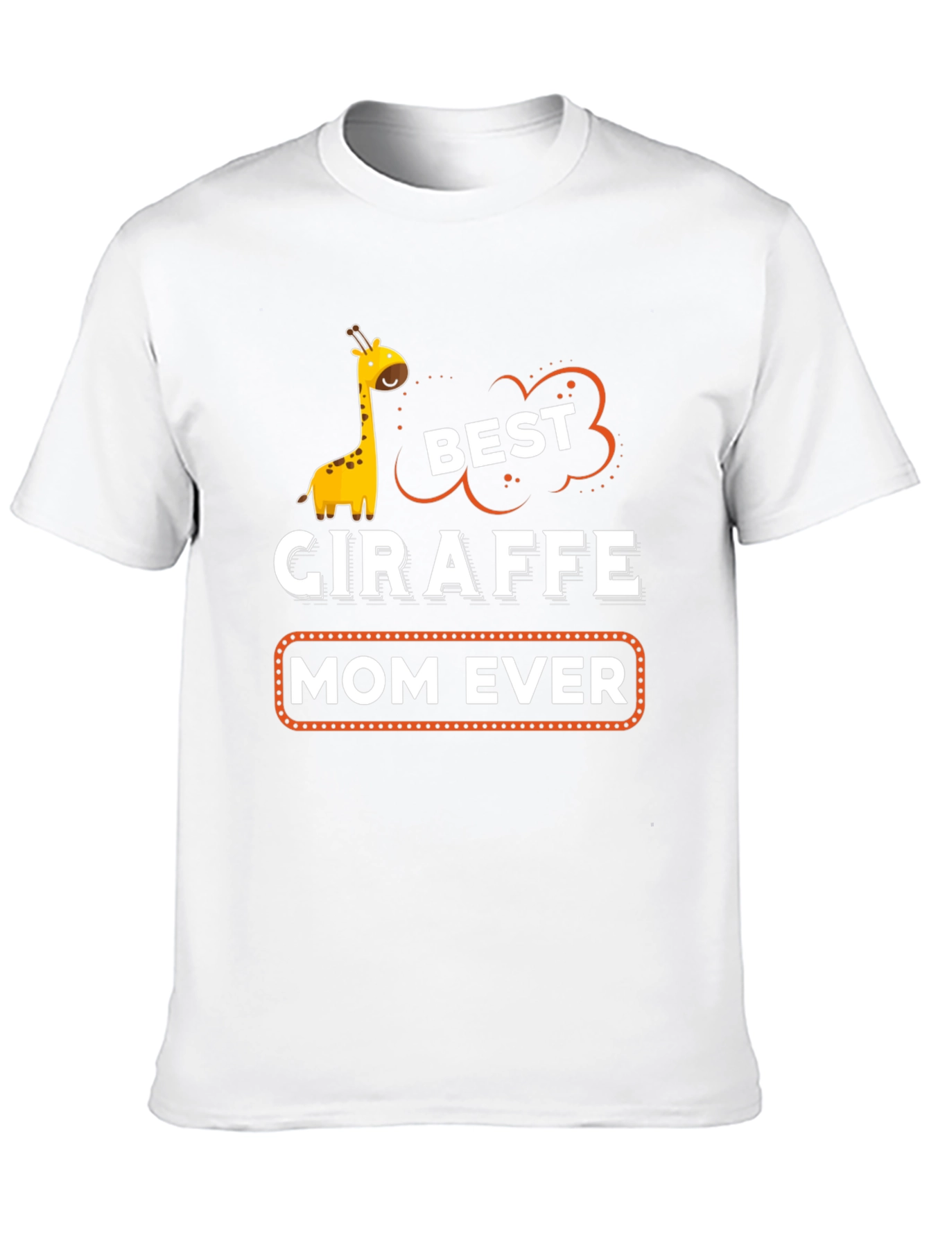 Best Giraffe Mom Ever Graphic T-Shirt