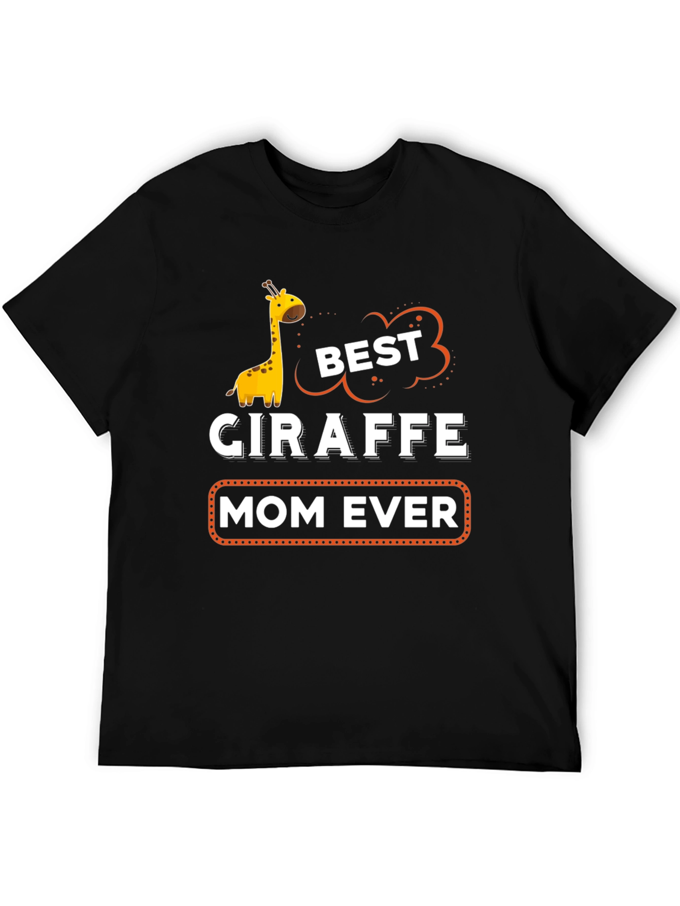 Best Giraffe Mom Ever Graphic T-Shirt