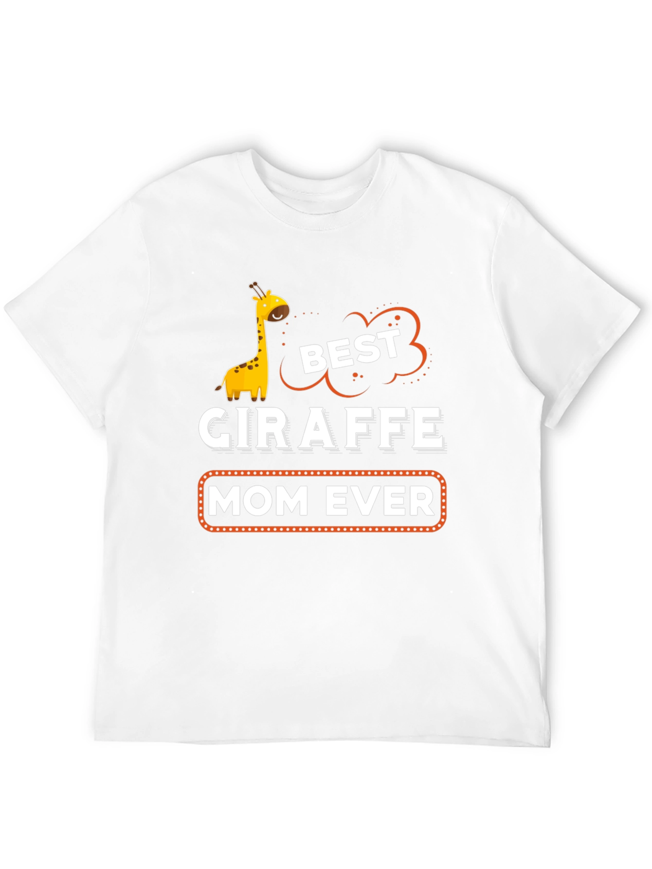Best Giraffe Mom Ever Graphic T-Shirt