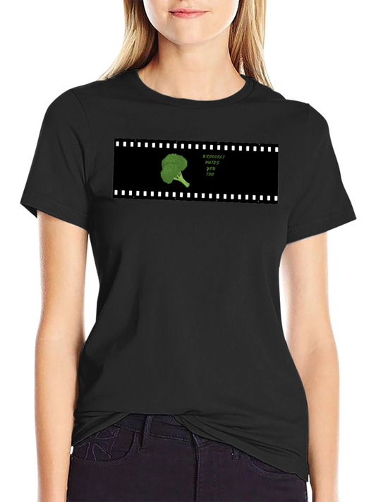 Broccoli Hates You Too Black T-Shirt