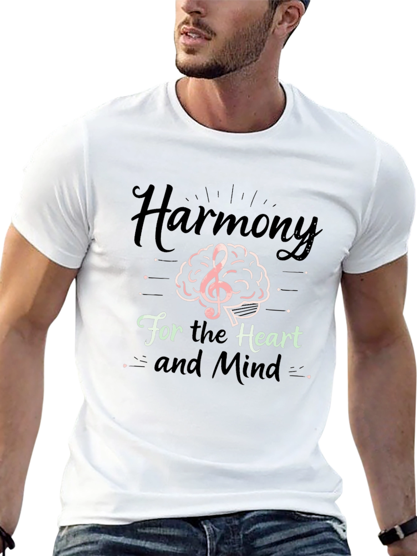 Harmony Heart & Mind Graphic T-Shirt