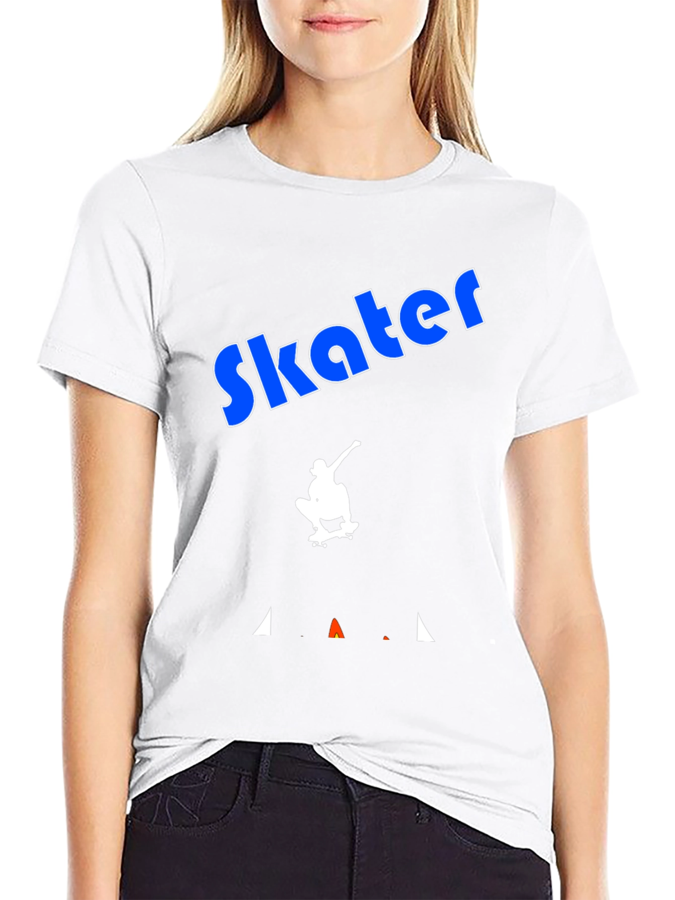 Skater Graphic Tee - Cool Black T-Shirt