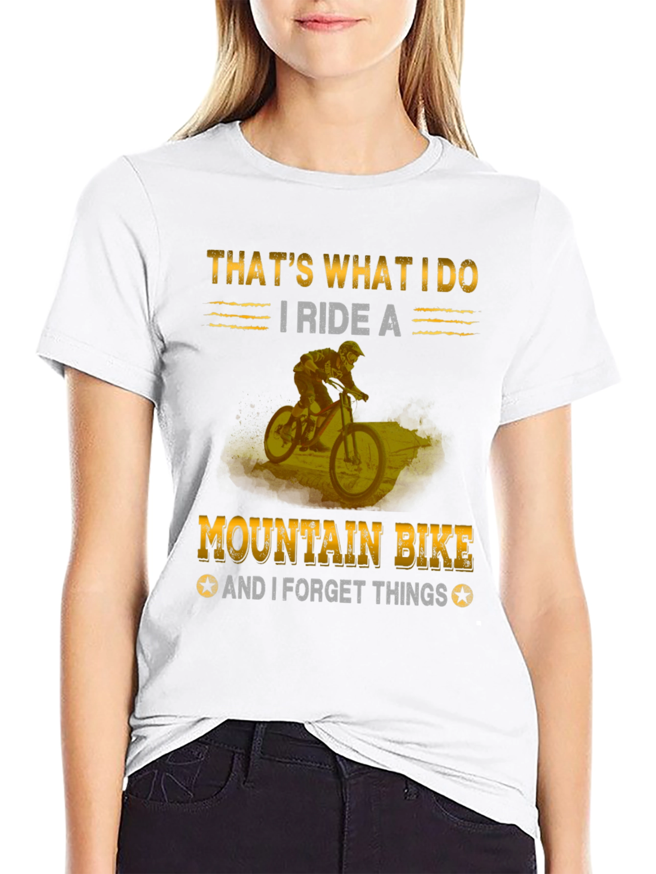 Mountain Bike T-Shirt: I Ride and Forget