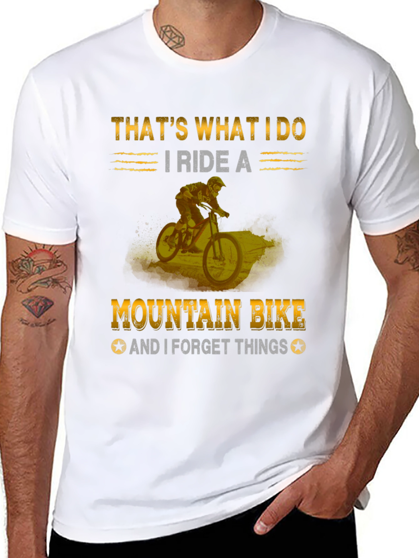 Mountain Bike T-Shirt: I Ride and Forget