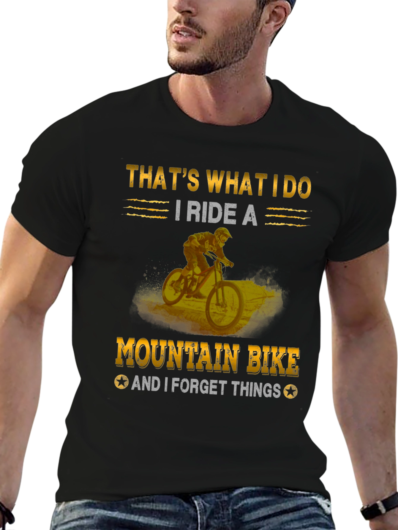 Mountain Bike T-Shirt: I Ride and Forget