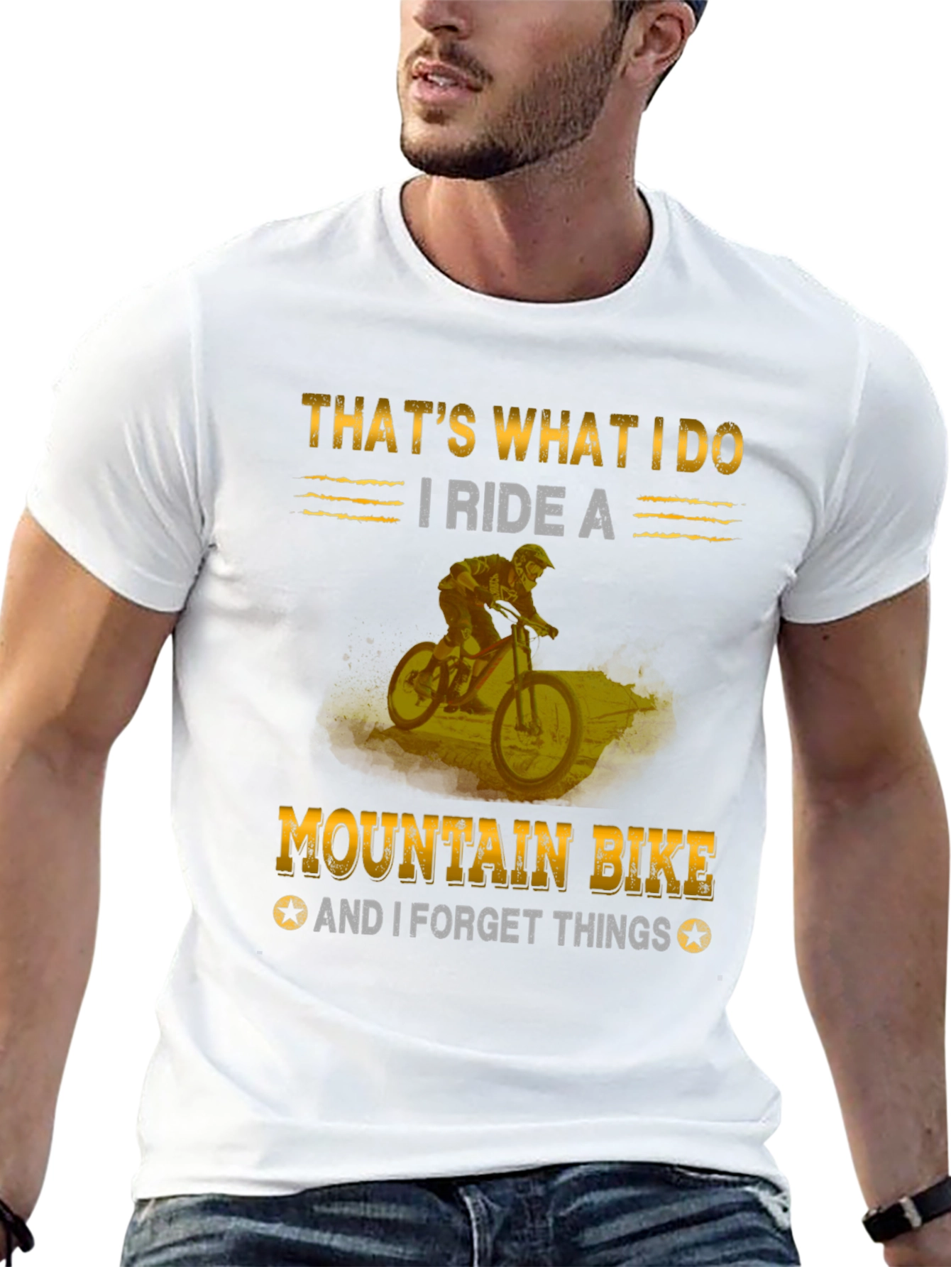 Mountain Bike T-Shirt: I Ride and Forget