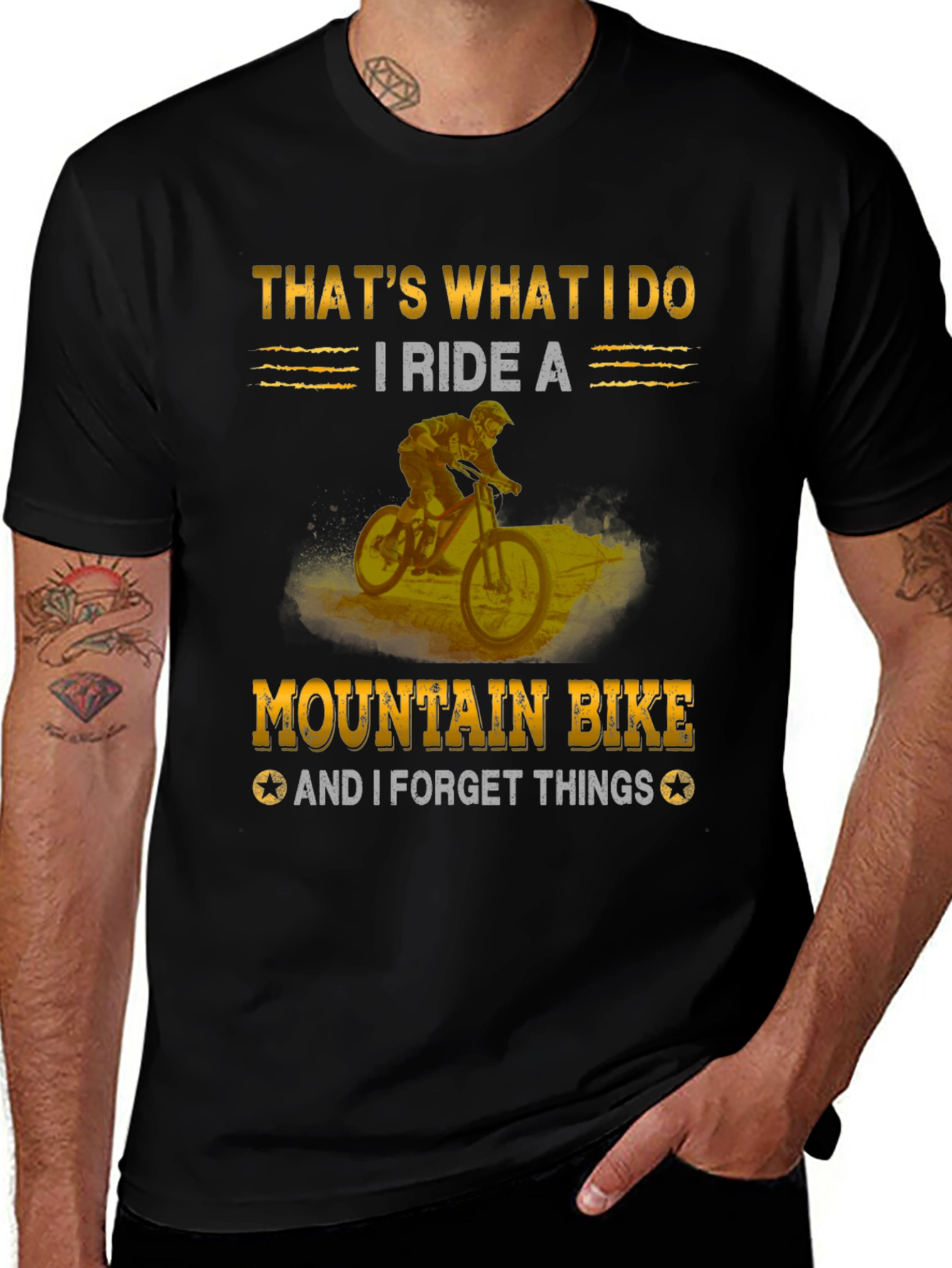 Mountain Bike T-Shirt: I Ride and Forget