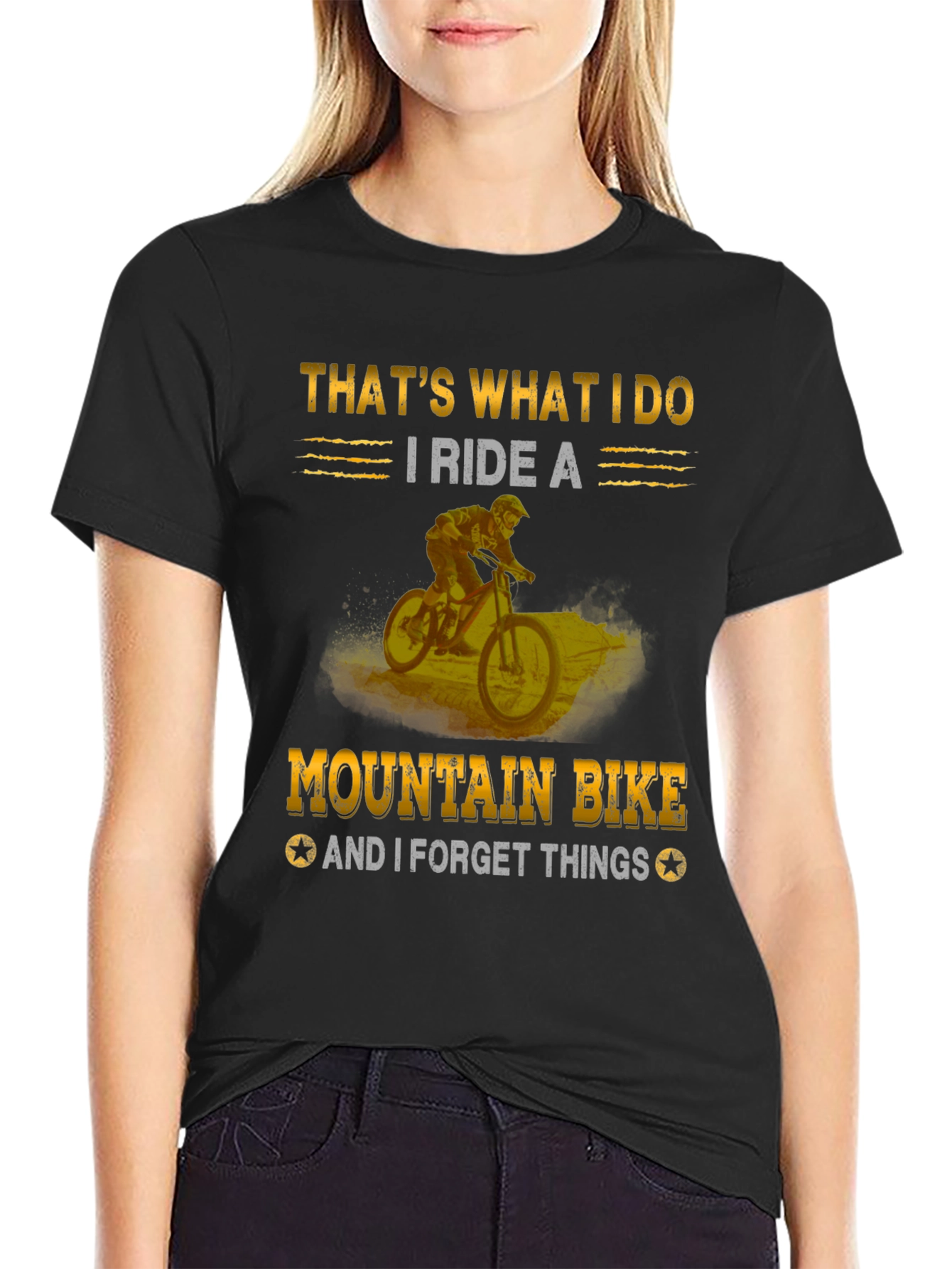 Mountain Bike T-Shirt: I Ride and Forget