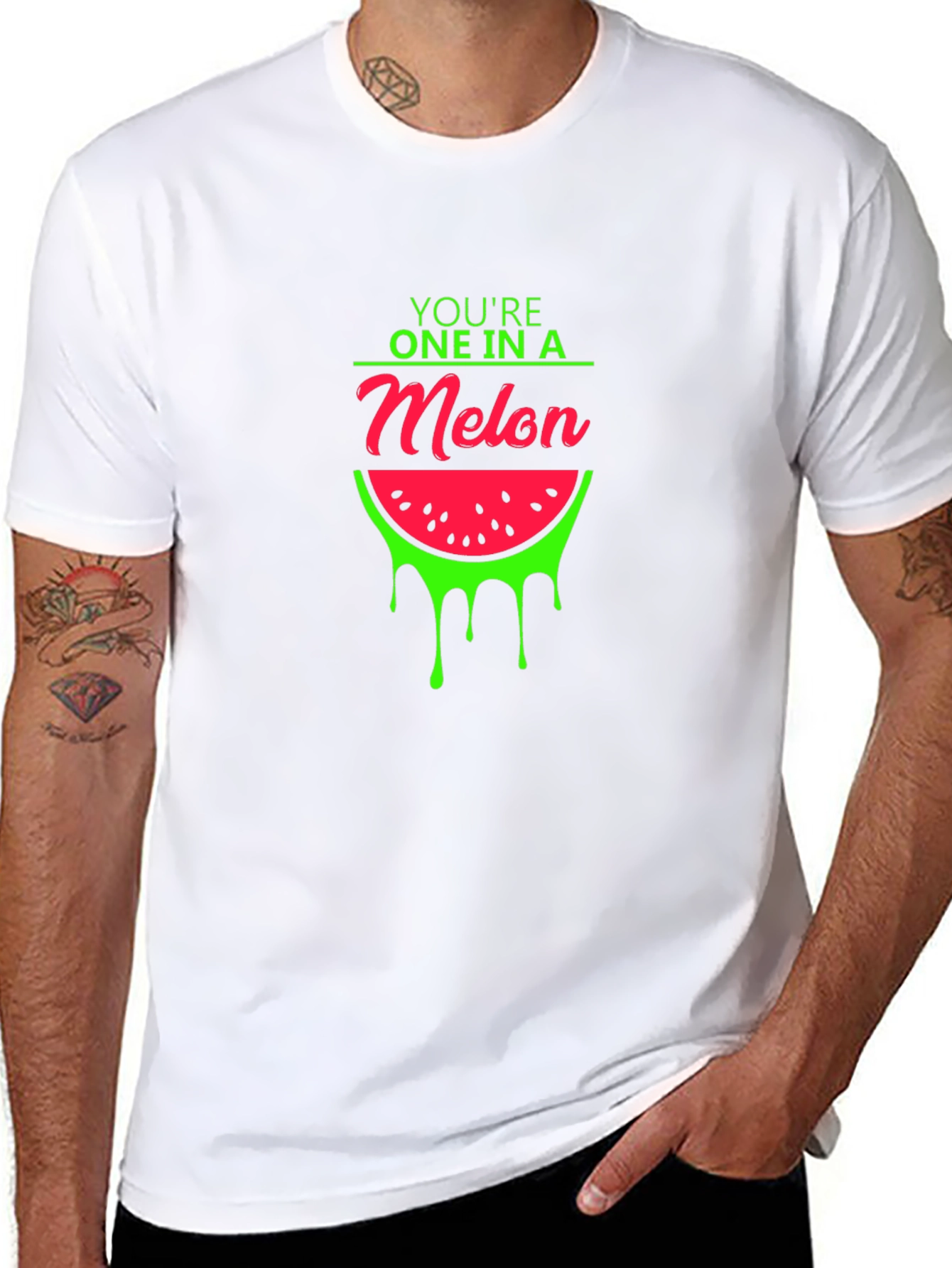 Youre One In A Melon Funny Graphic T-Shirt