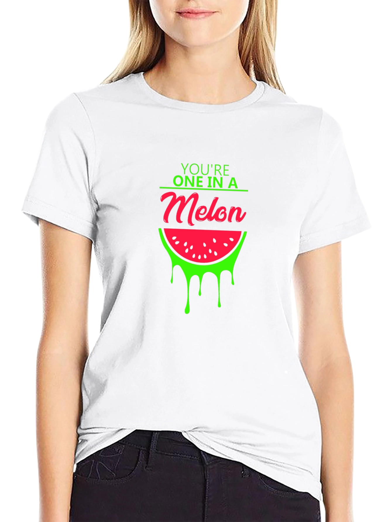 Youre One In A Melon Funny Graphic T-Shirt