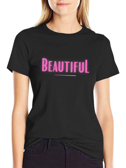 Beautiful Graphic Tee - Trendy Casual Wear