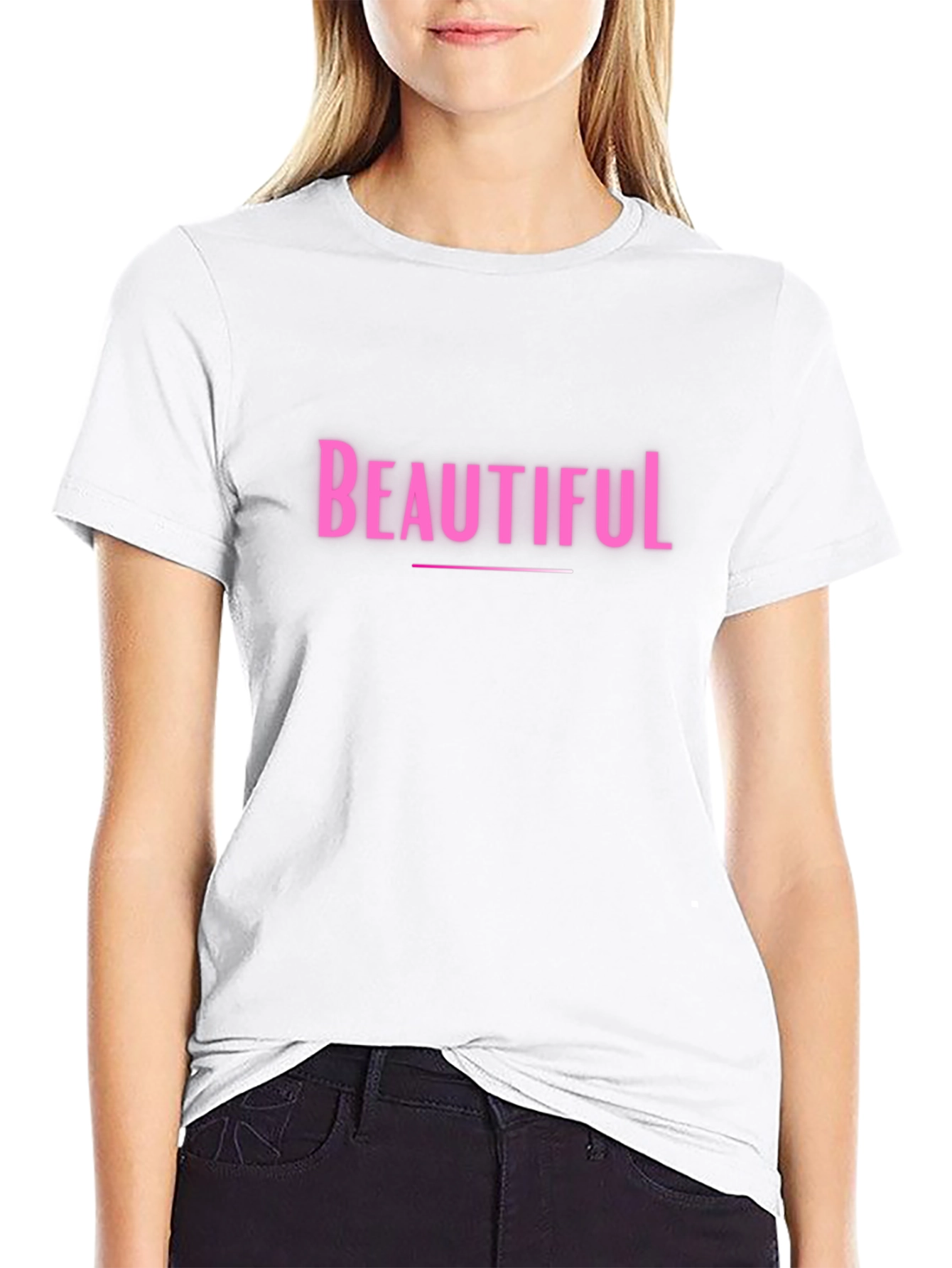 Beautiful Graphic Tee - Trendy Casual Wear
