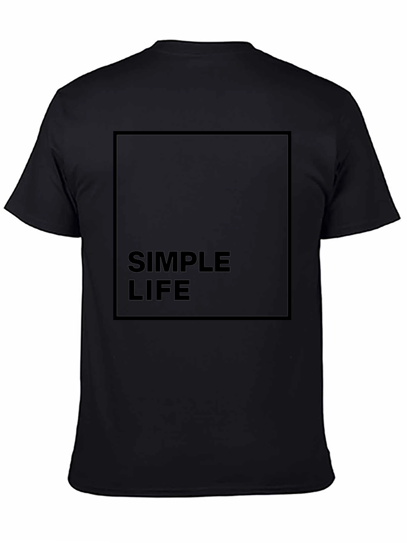Simple Life Black Graphic Tee