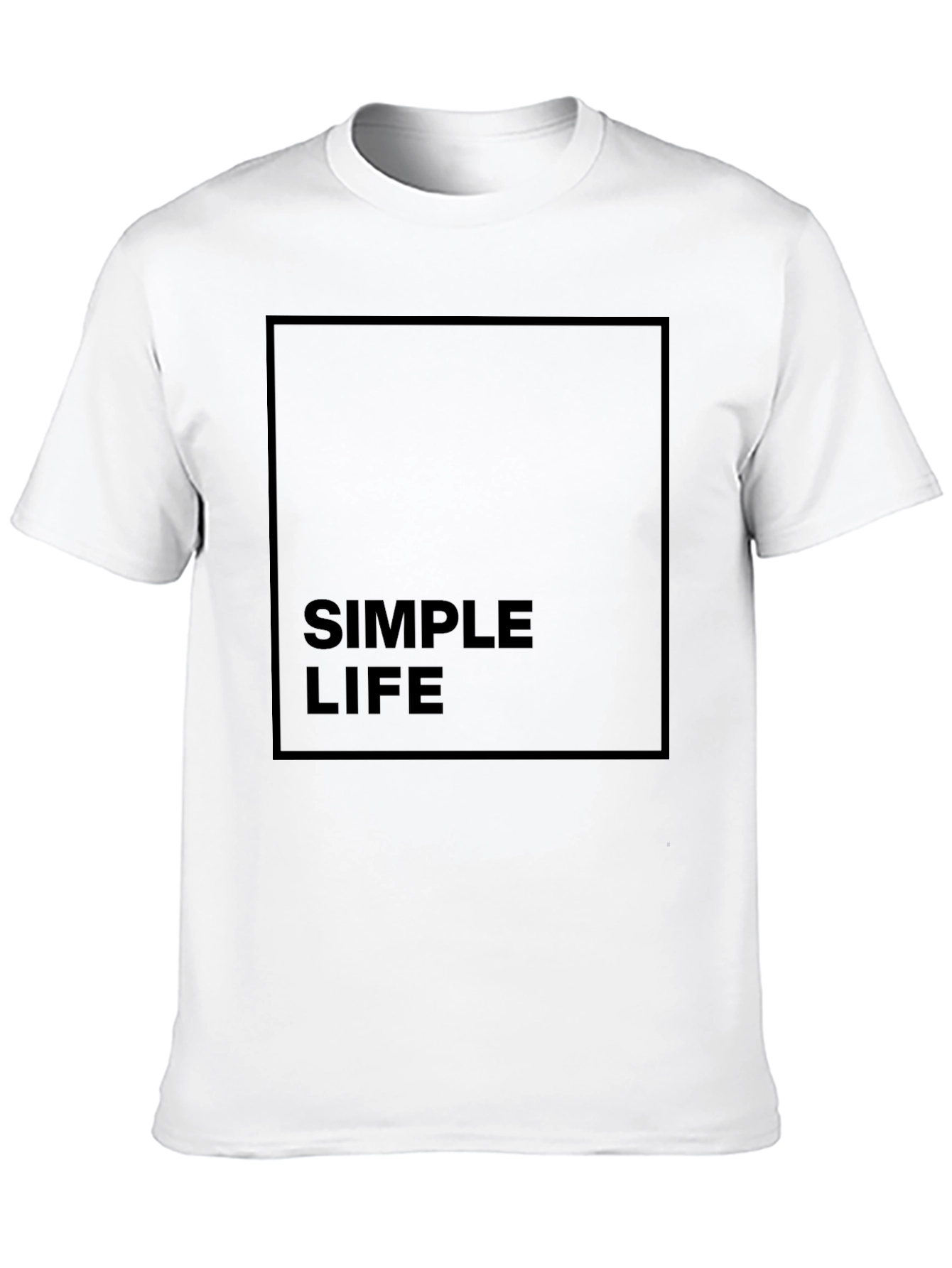 Simple Life Black Graphic Tee