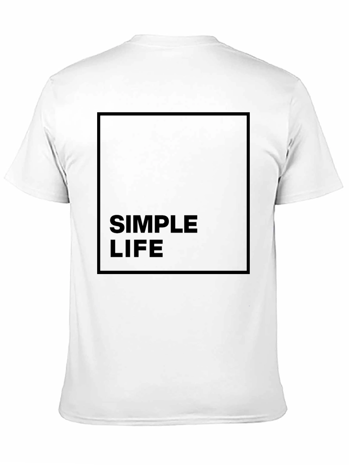 Simple Life Black Graphic Tee