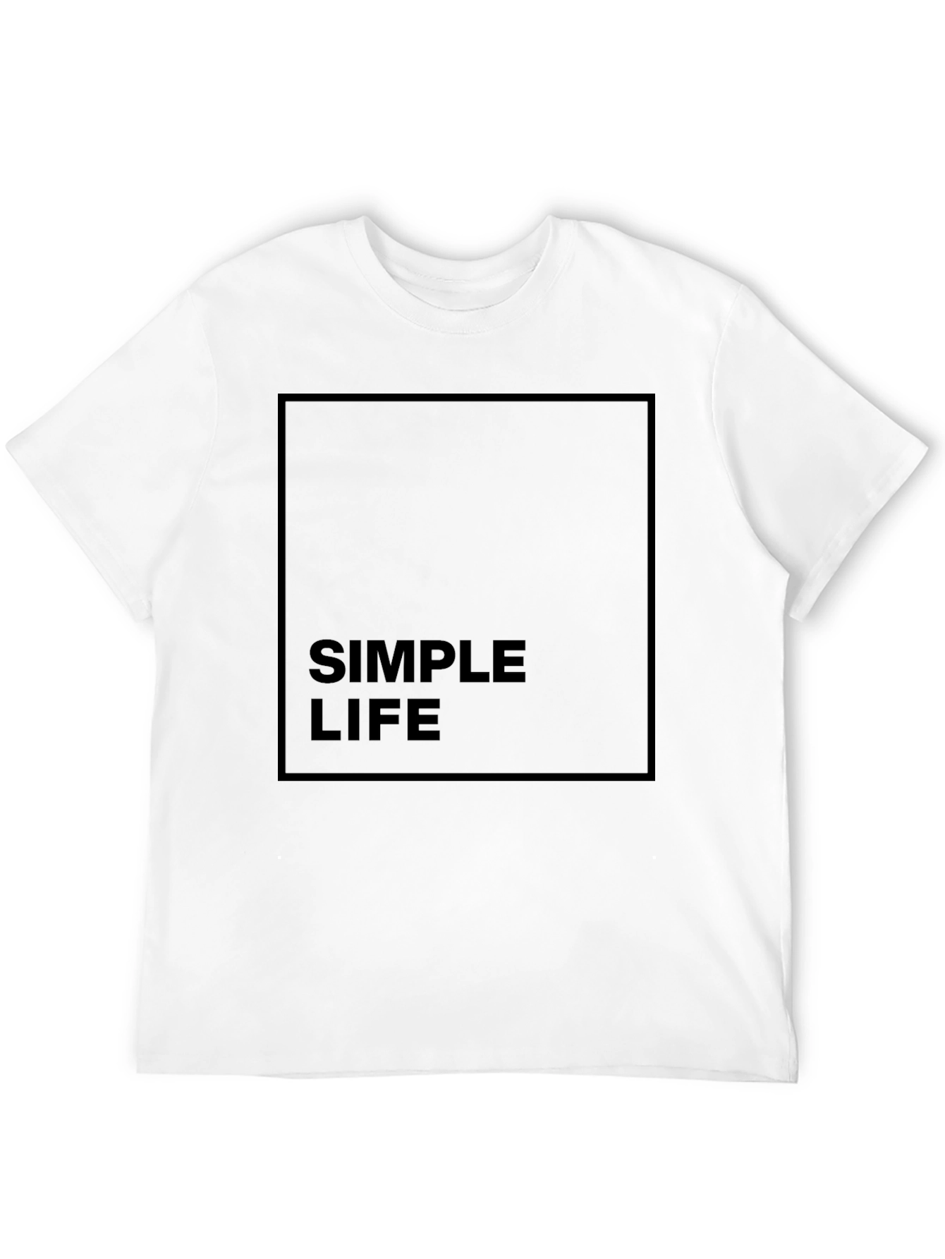 Simple Life Black Graphic Tee