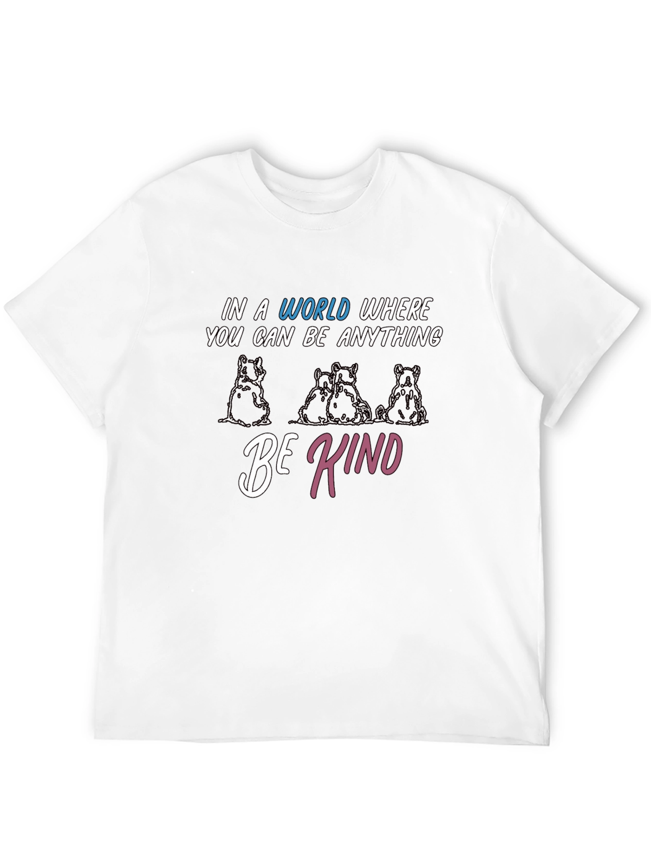 Be Kind Bears Graphic Tee - Soft Cotton Blend