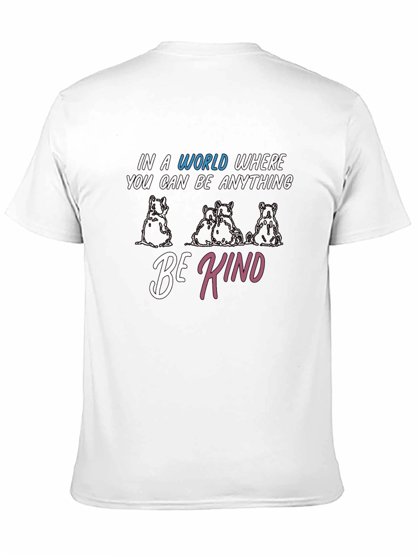 Be Kind Bears Graphic Tee - Soft Cotton Blend