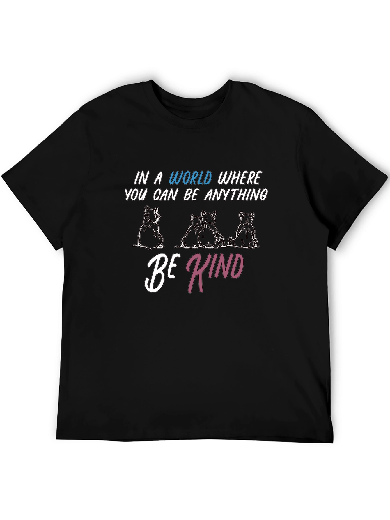 Be Kind Bears Graphic Tee - Soft Cotton Blend