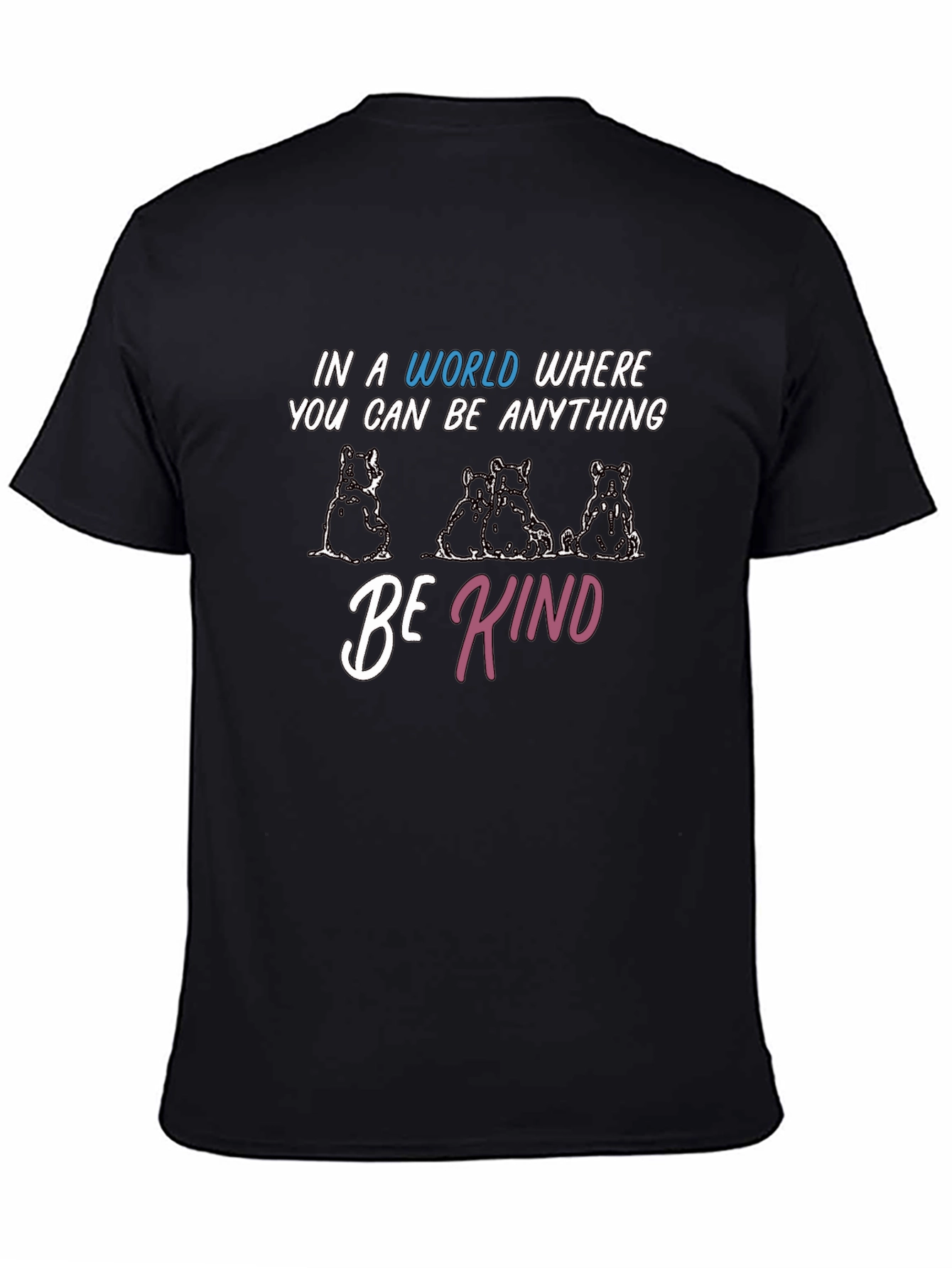 Be Kind Bears Graphic Tee - Soft Cotton Blend
