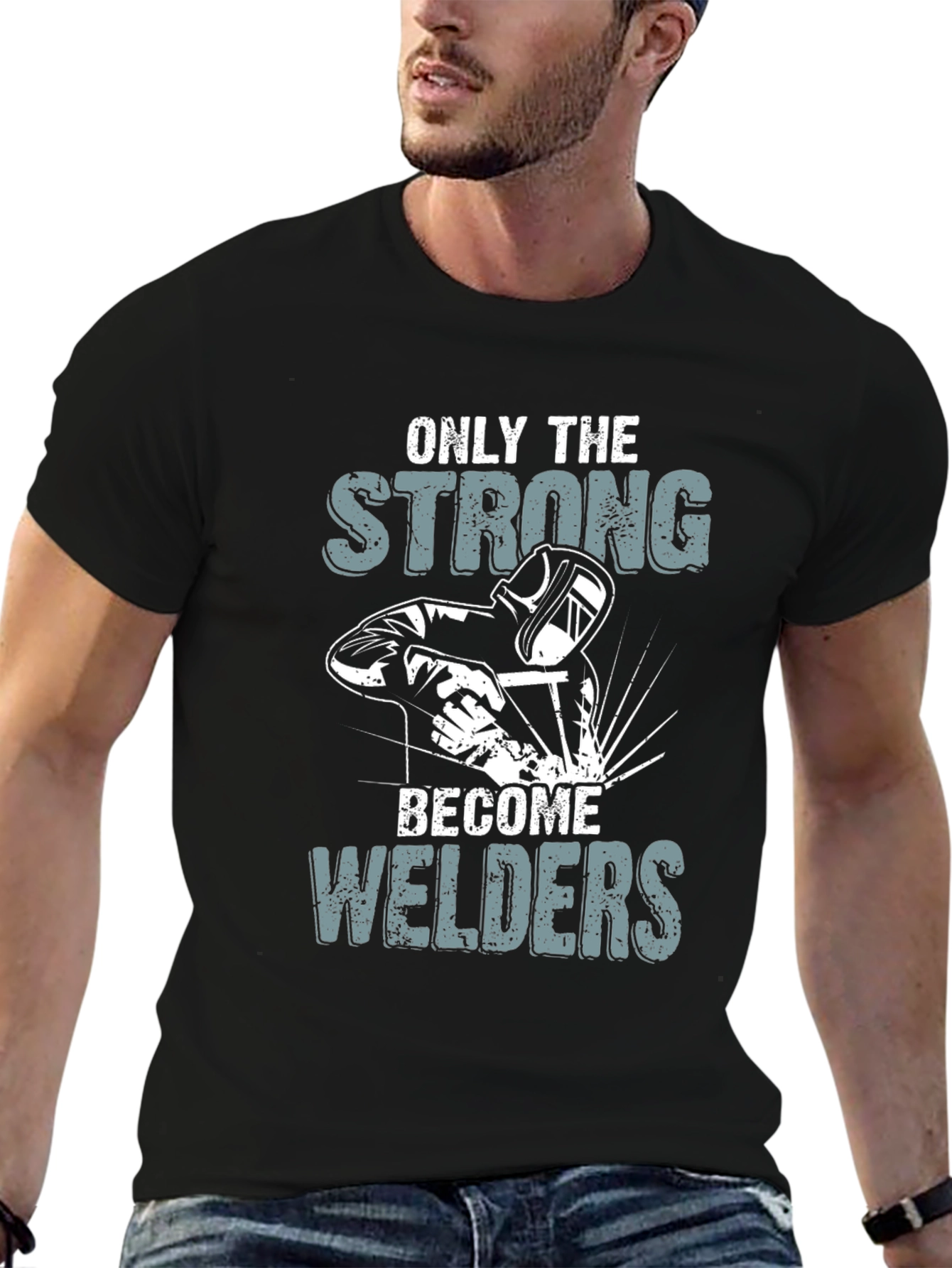 Strong Welders Black T-Shirt