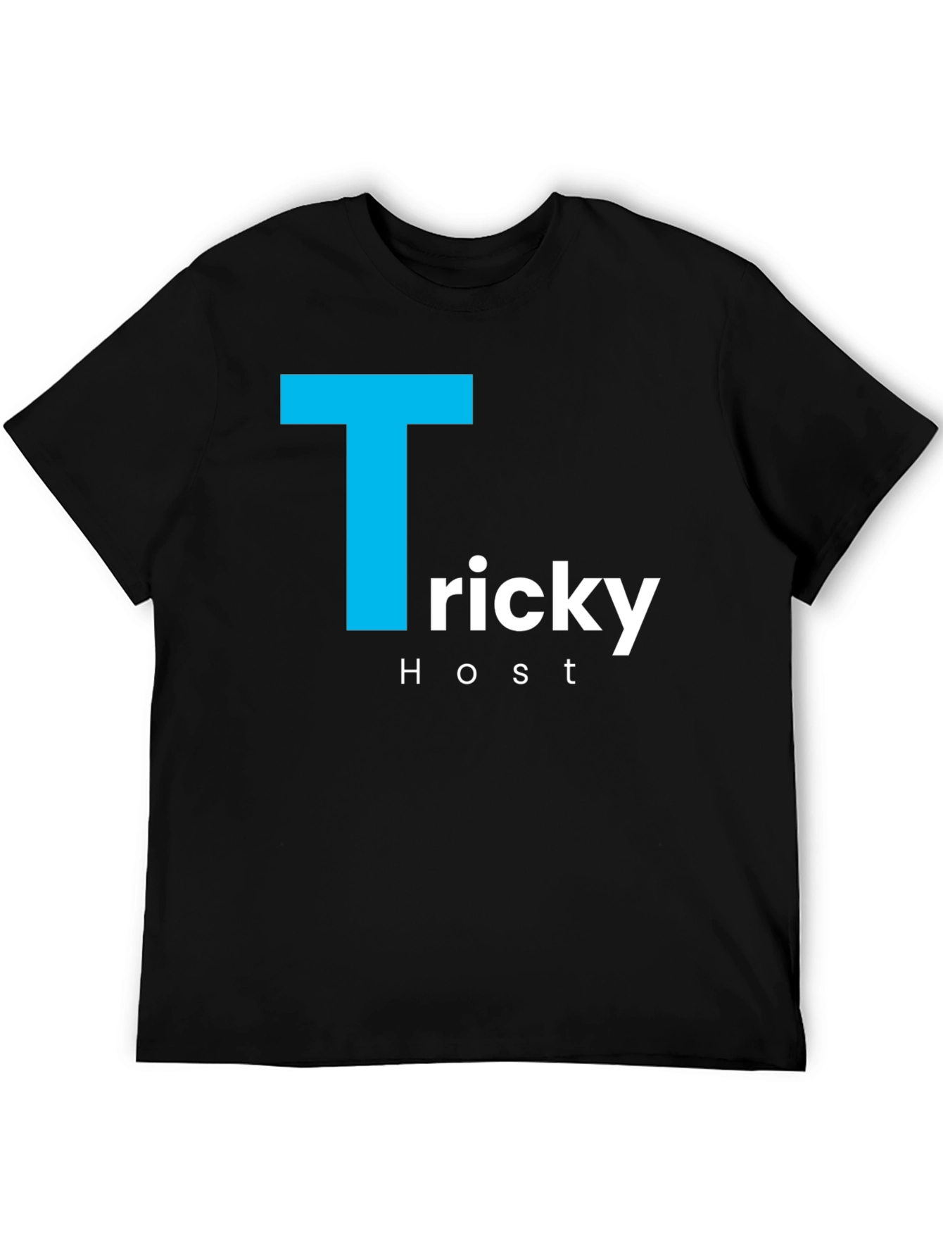 Tricky Host T-Shirt - Stylish Black Tee