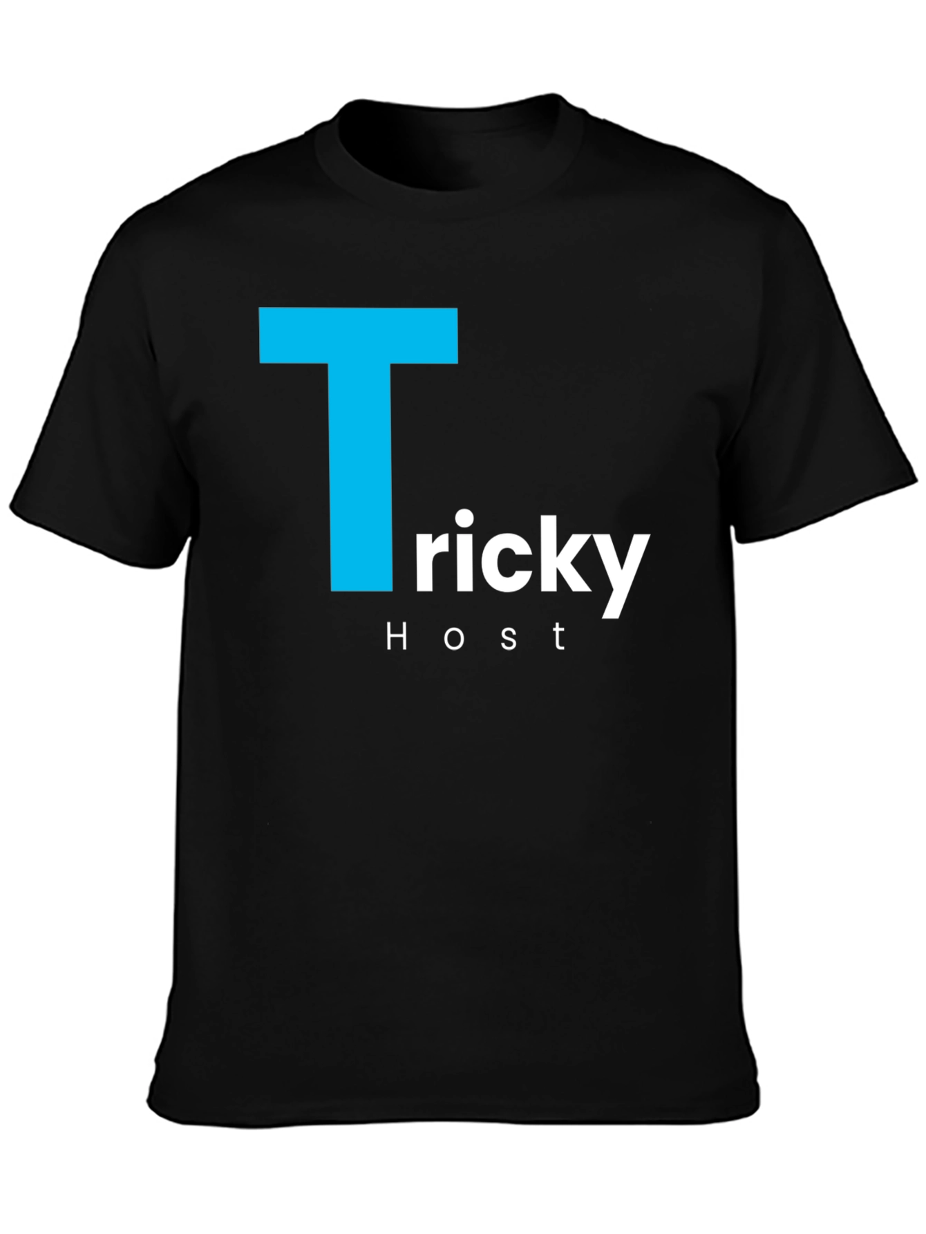 Tricky Host T-Shirt - Stylish Black Tee