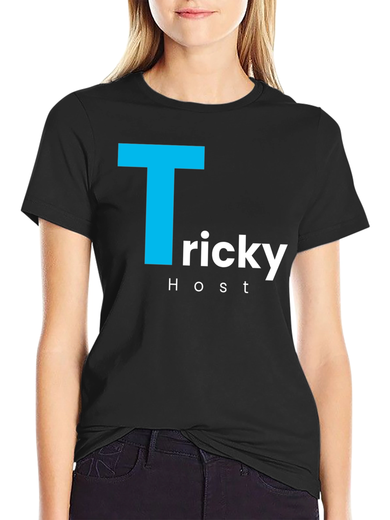 Tricky Host T-Shirt - Stylish Black Tee