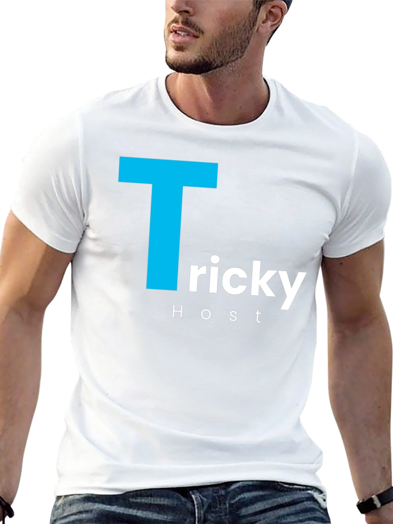 Tricky Host T-Shirt - Stylish Black Tee